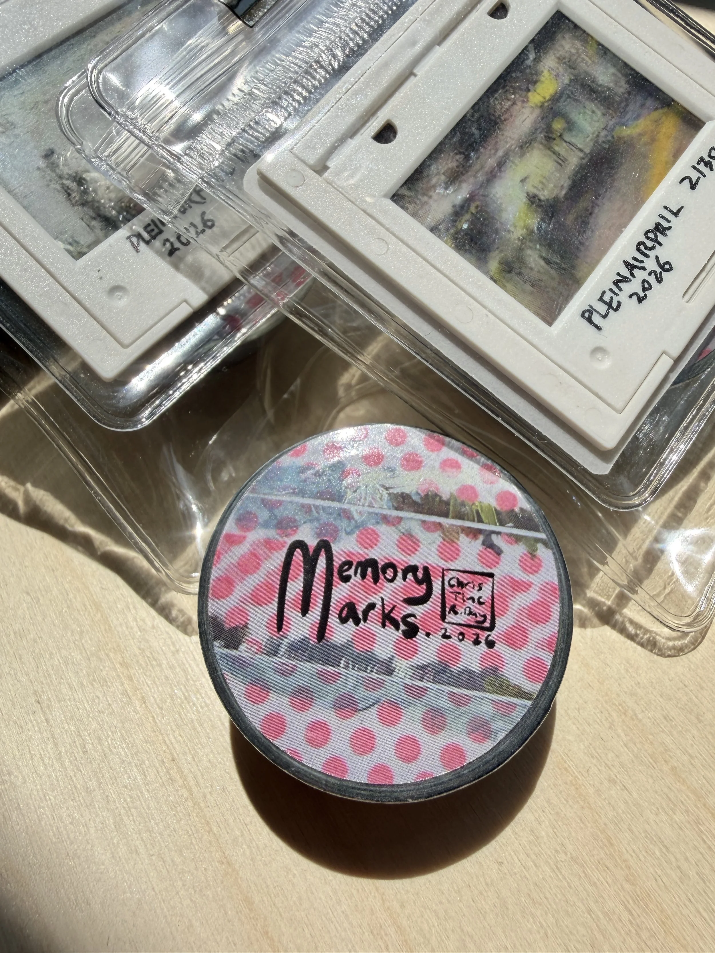 Memory Marks (washi tape + faux film slide set)