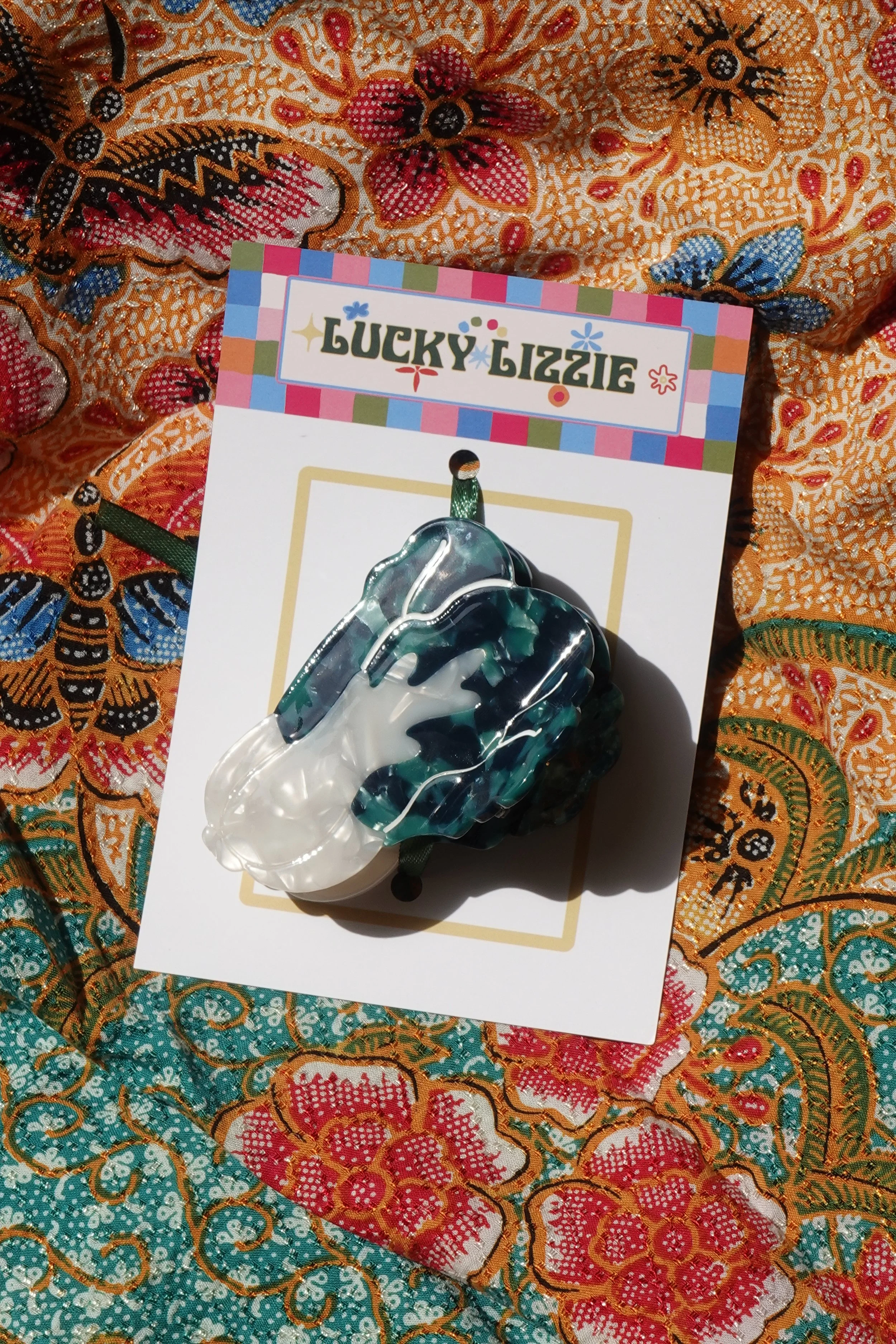 Lucky Lizzie Bok Choy Hair Clip
