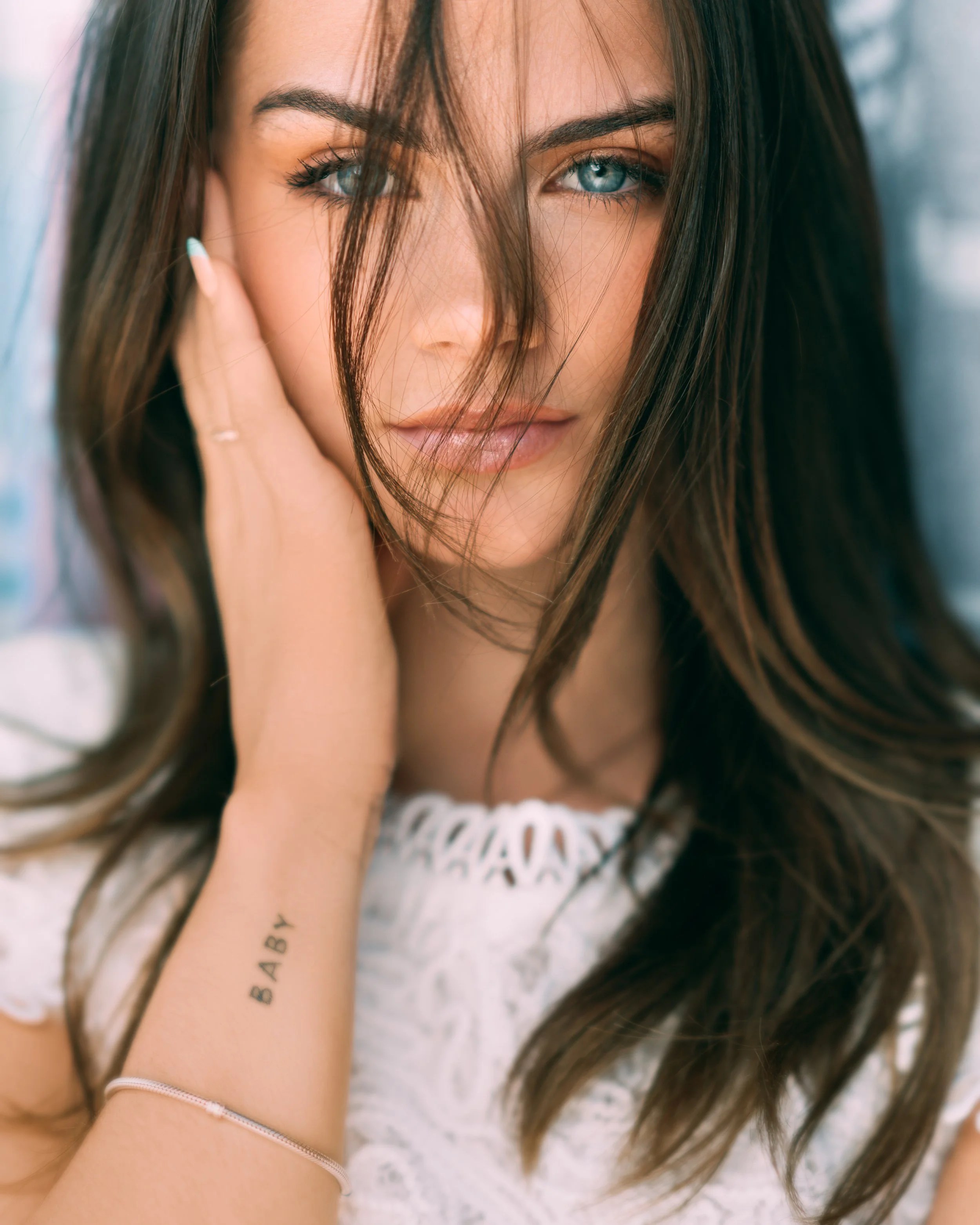 Brunette highlights, Sydney colourist KATYA
