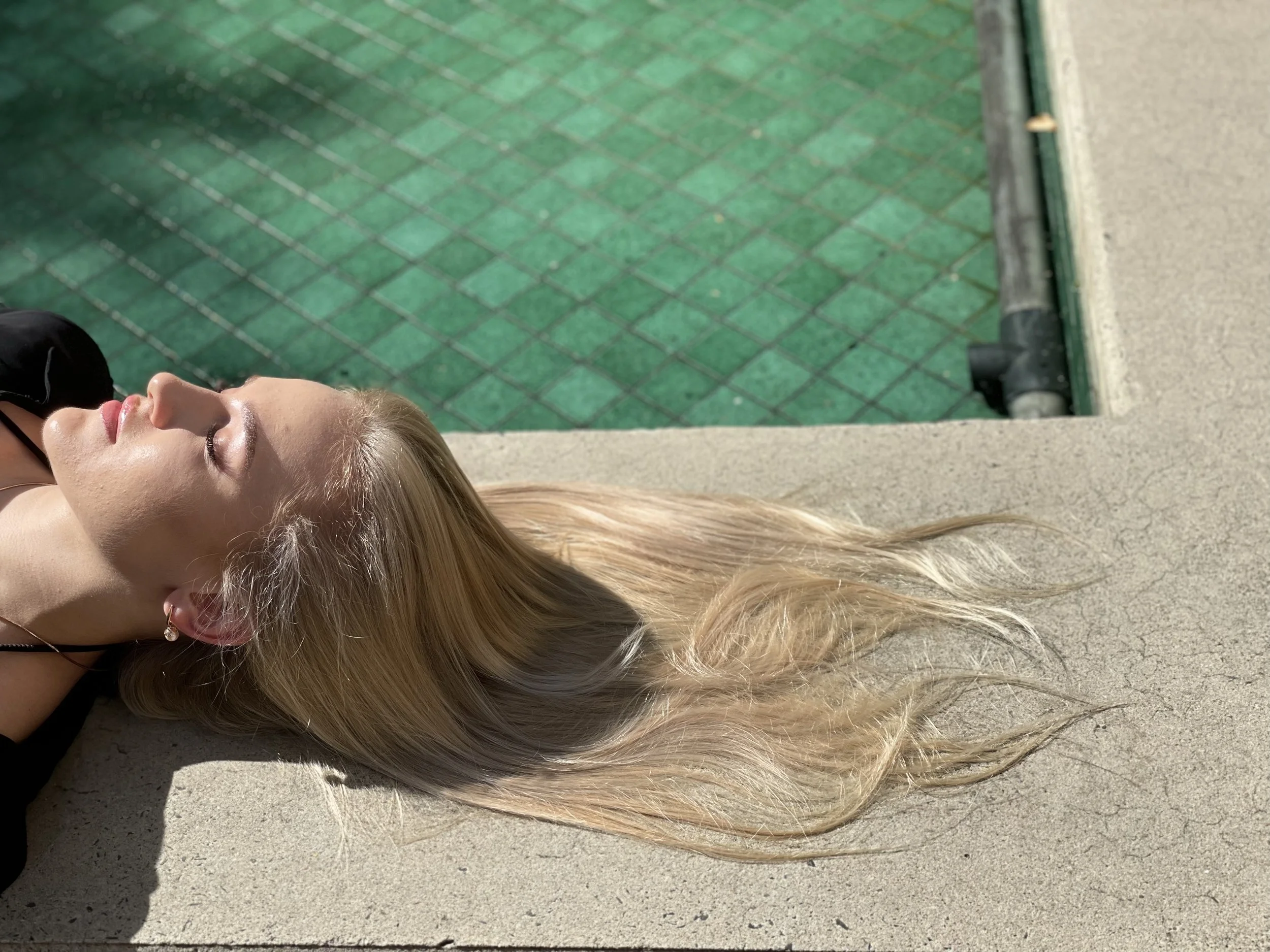 Air Touch beige honey blonde on fine hair, Sydney