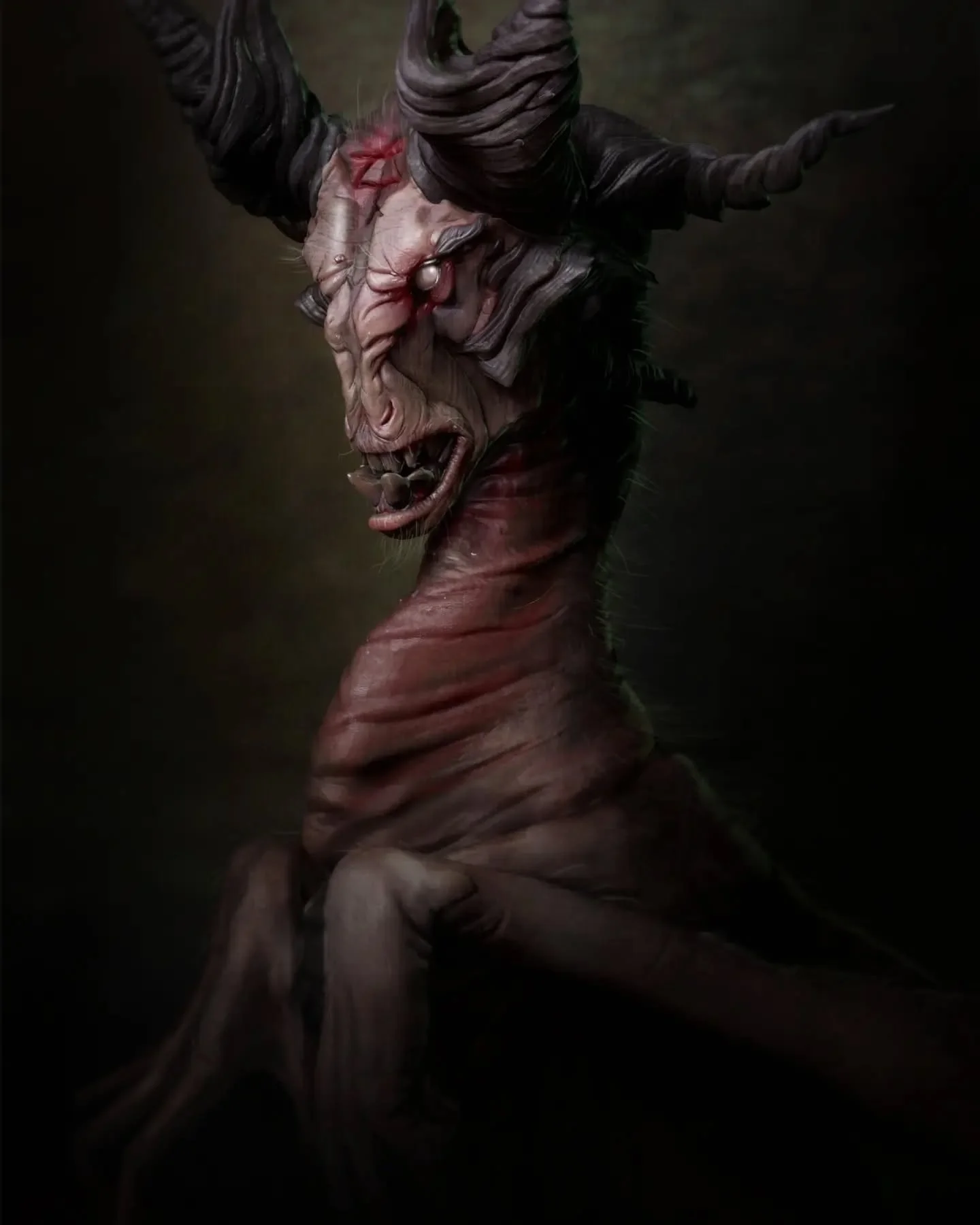 Day one @lightboxexpo ! So here is a celebratory drop of another angle of my latest creature!