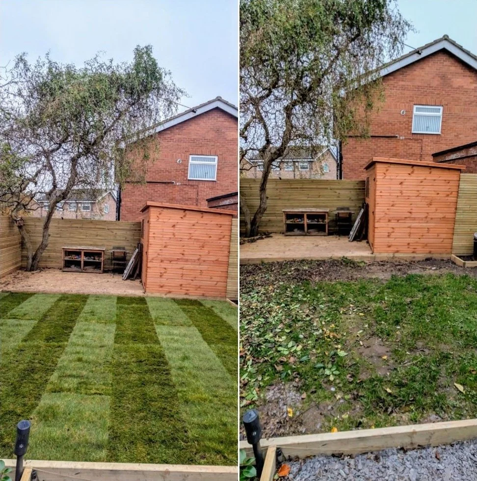 Turfing Saughall Massie Wirral