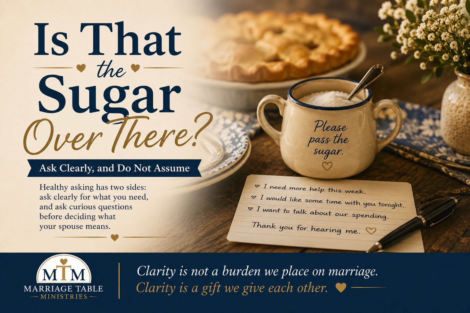Is that the sugar over there?