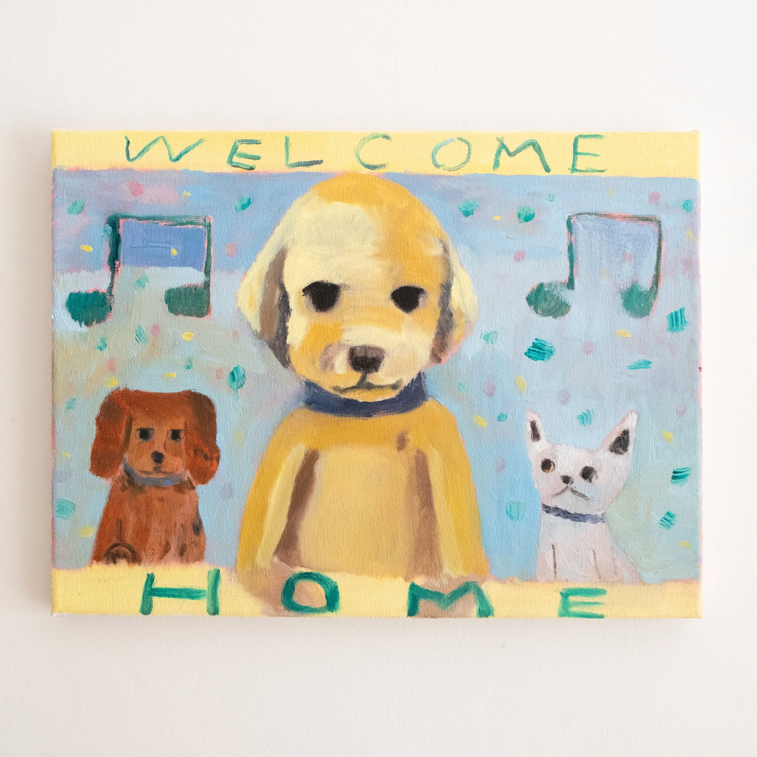 Welcome home dogs