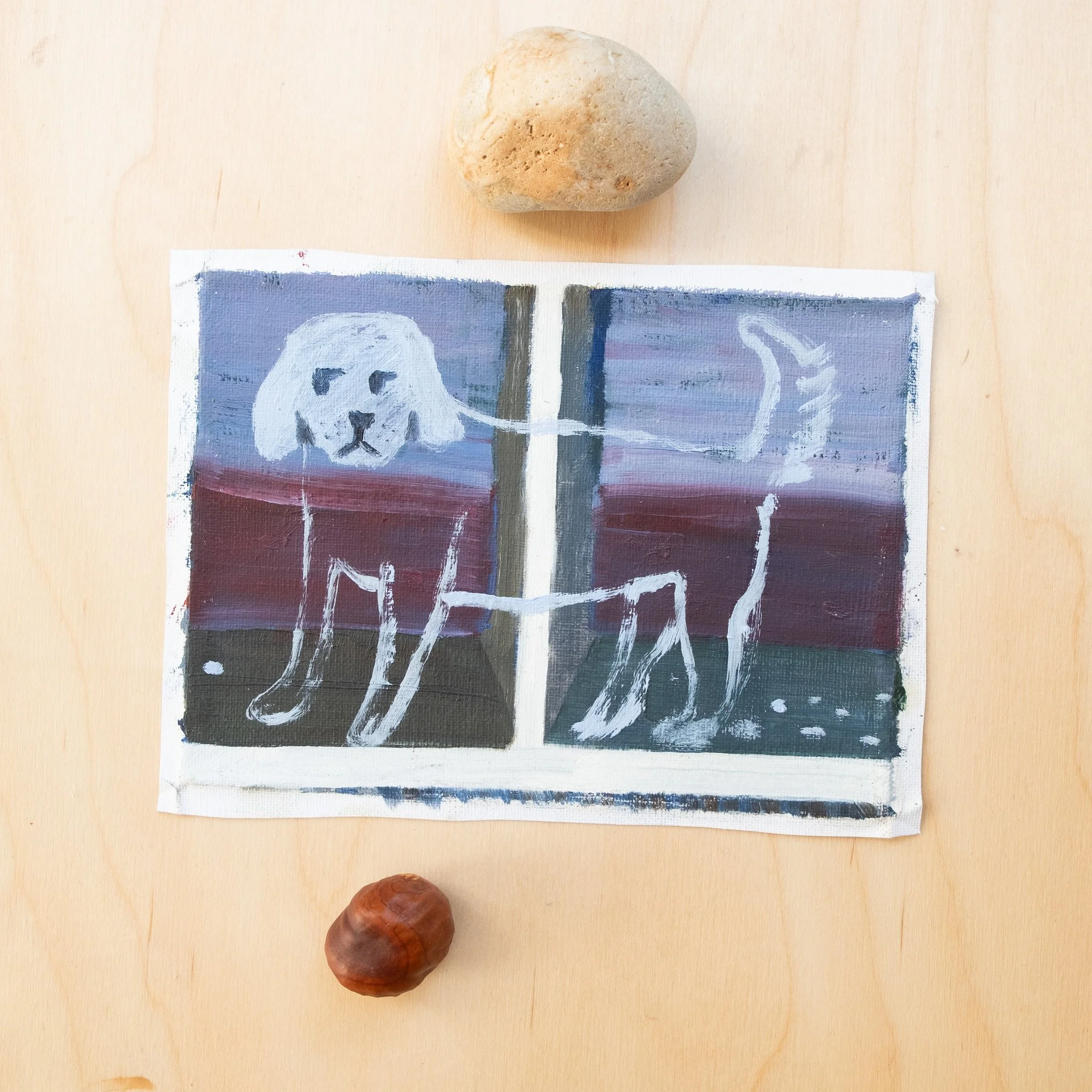 Ghost Dog by the Window