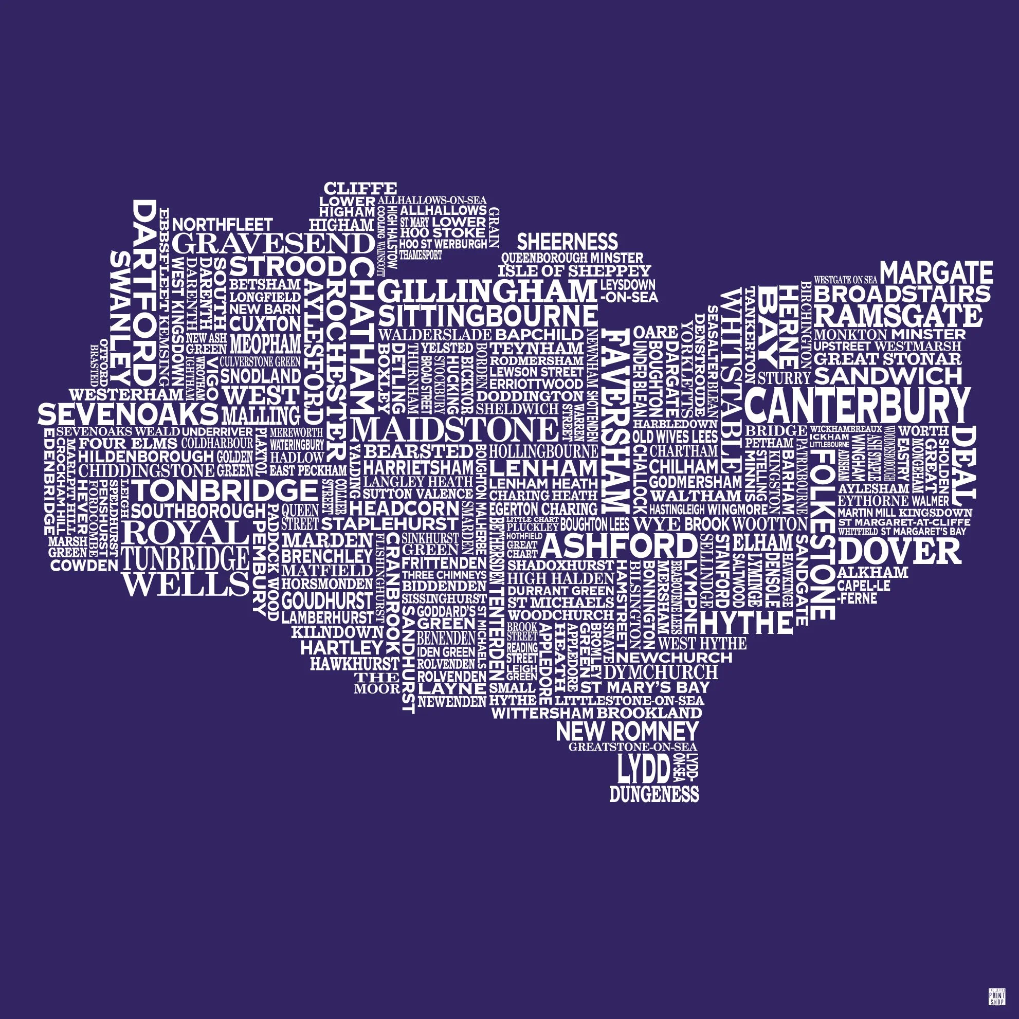 Kent Map