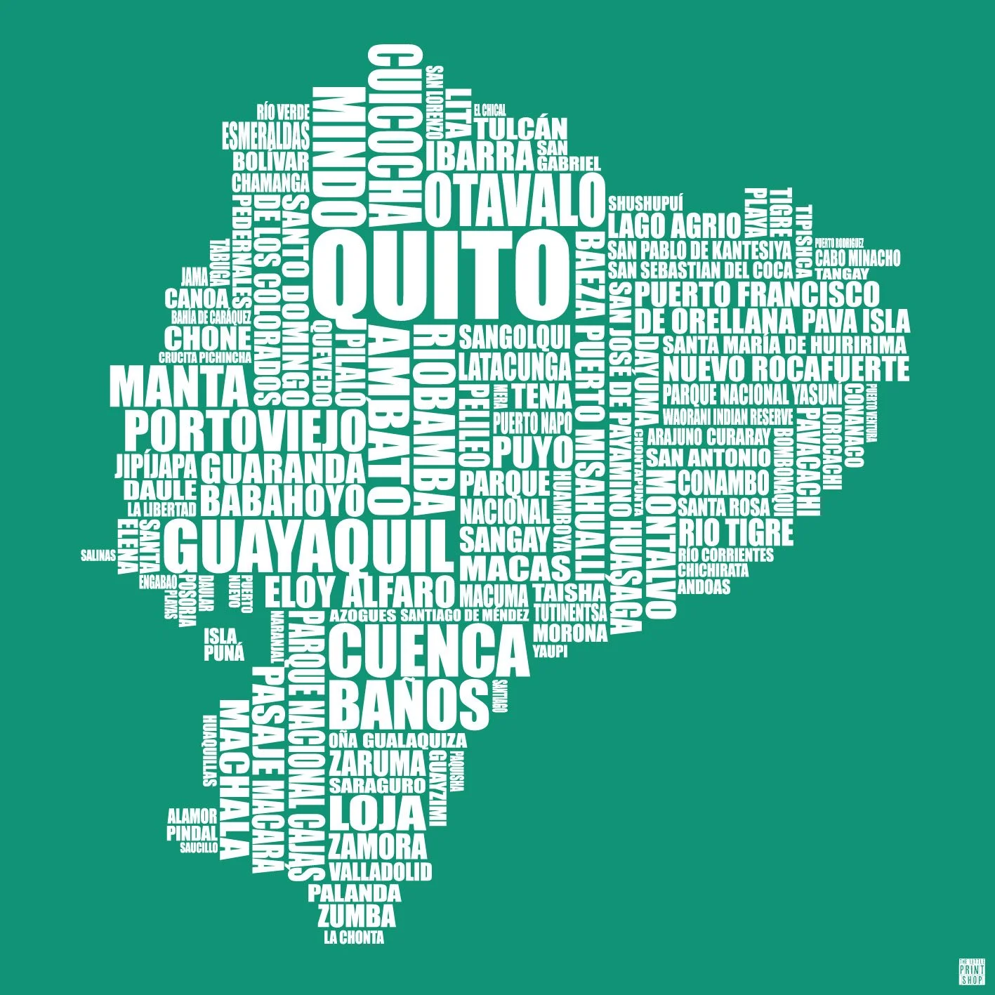 Ecuador Map