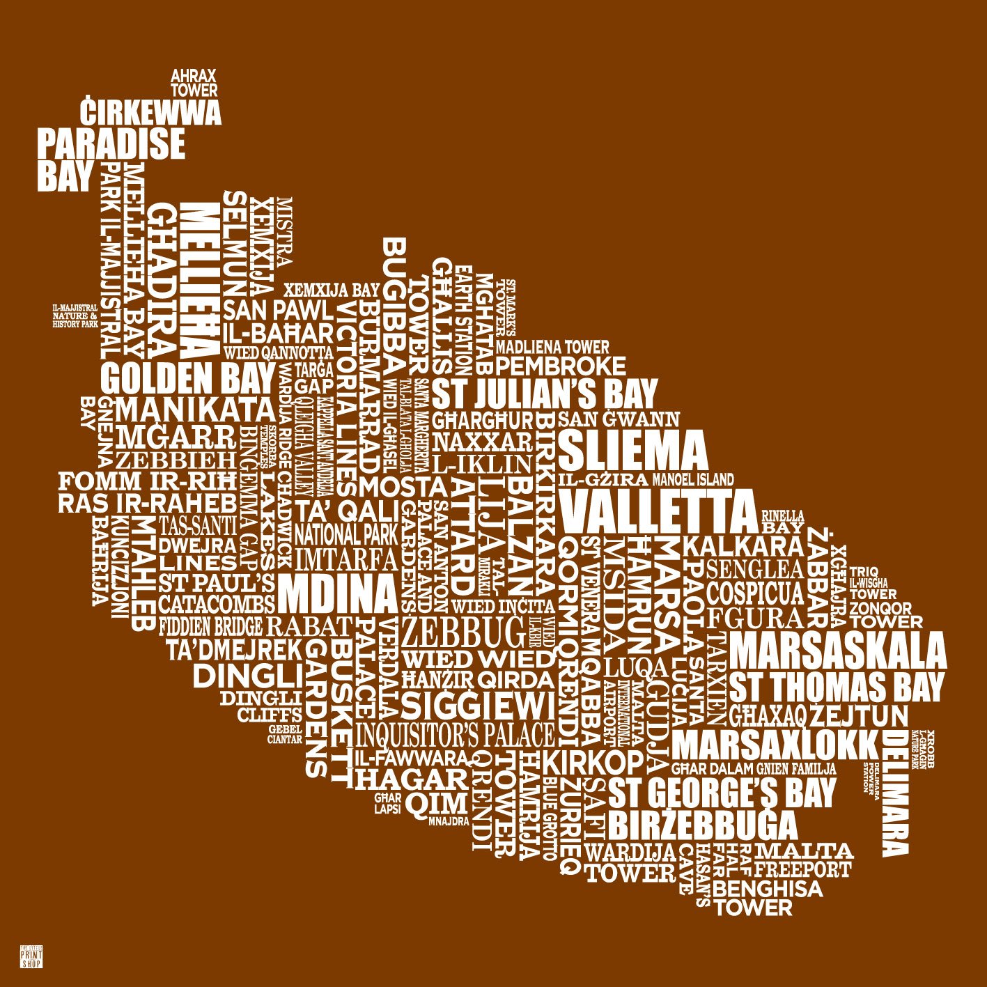 Malta Map