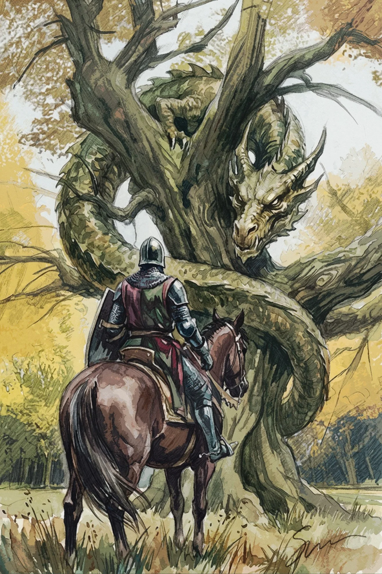 ST. GEORGE AND THE DRAGON