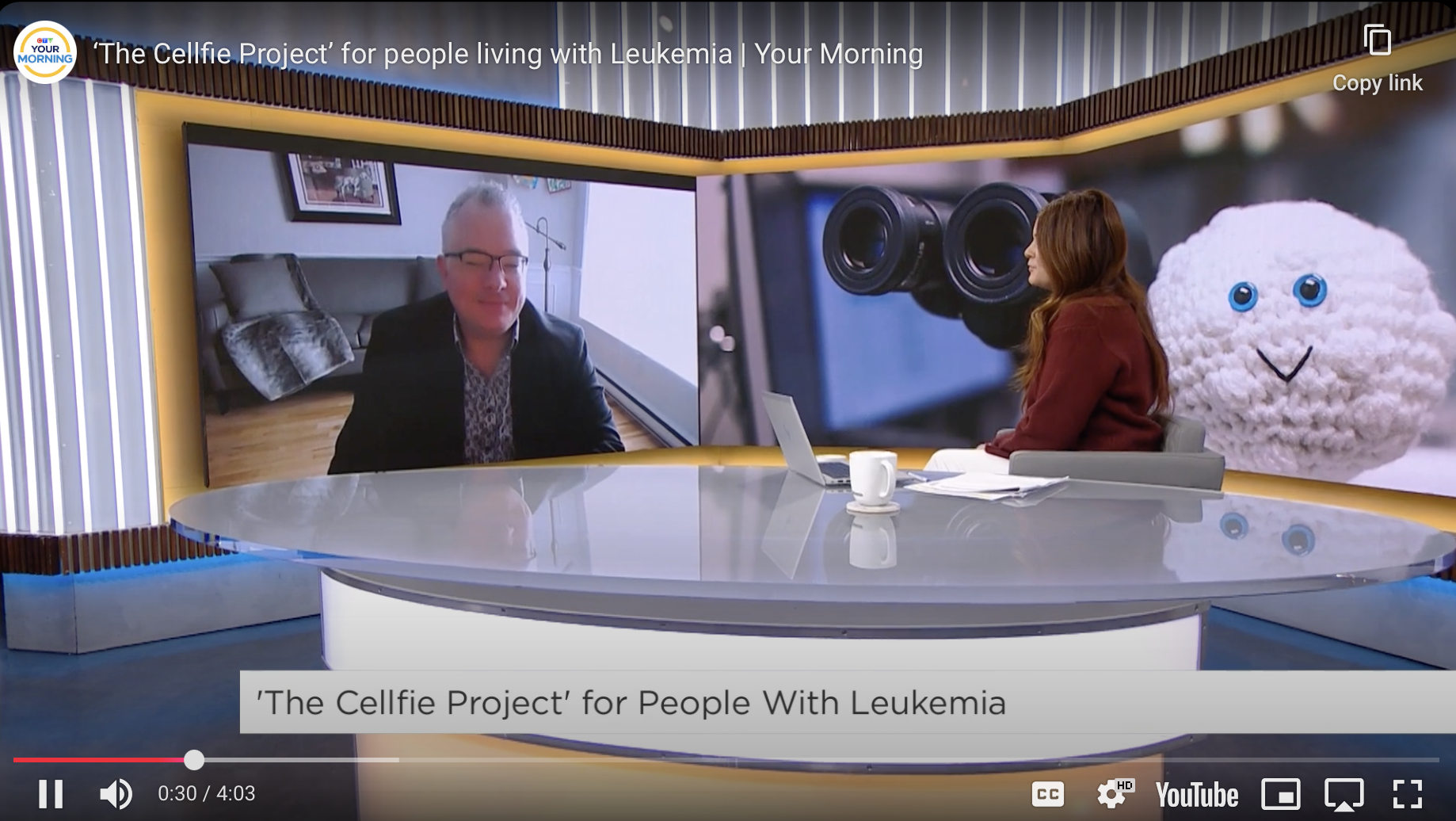 ‘The Cellfie Project’ for people living with Leukemia | Your Morning