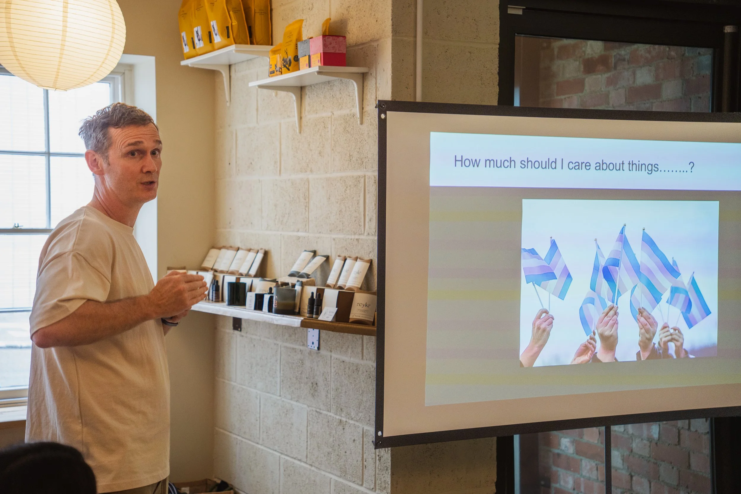 Dr James Brunning facilitating a Foundations of Balance teaching session