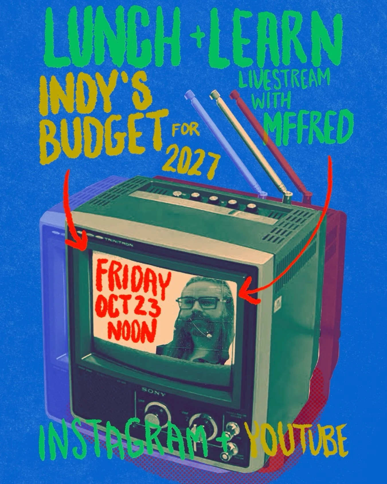 Wonder how your tax dollars get spent‽

On Friday at noon I&rsquo;ll be jumping on Instagram &amp; YouTube live to explore the 2027 Indianapolis Budget. Grab a sandwich and hop on wherever you are!