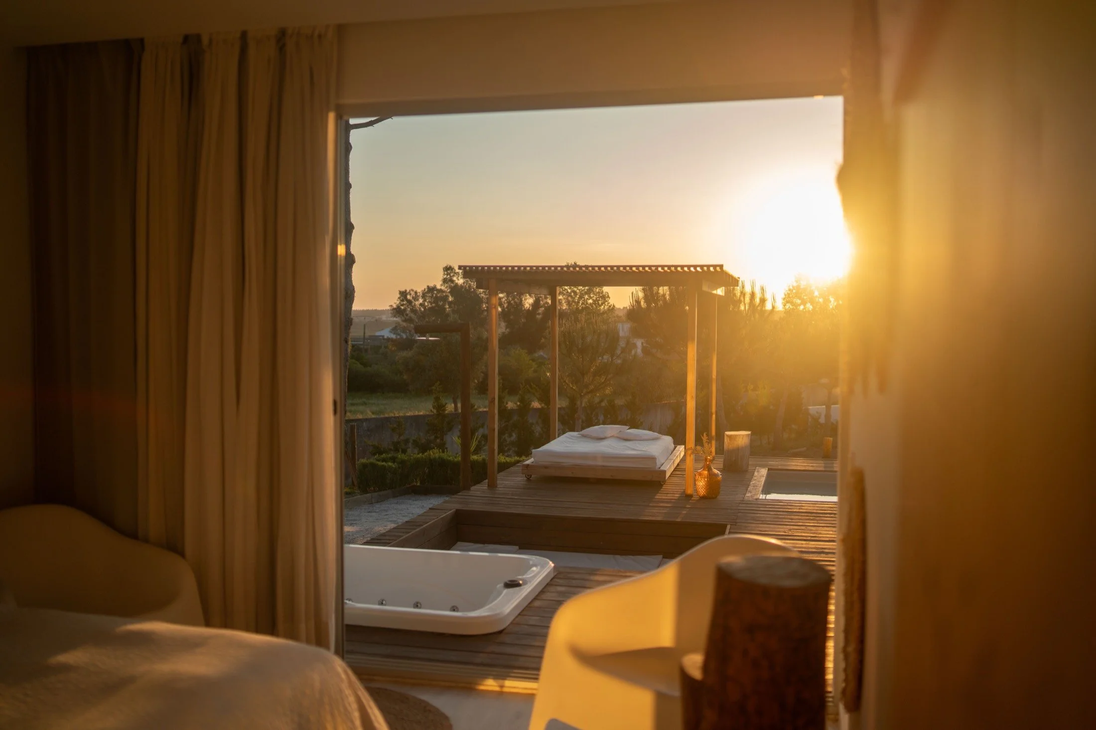 Sunrise from the bedroom