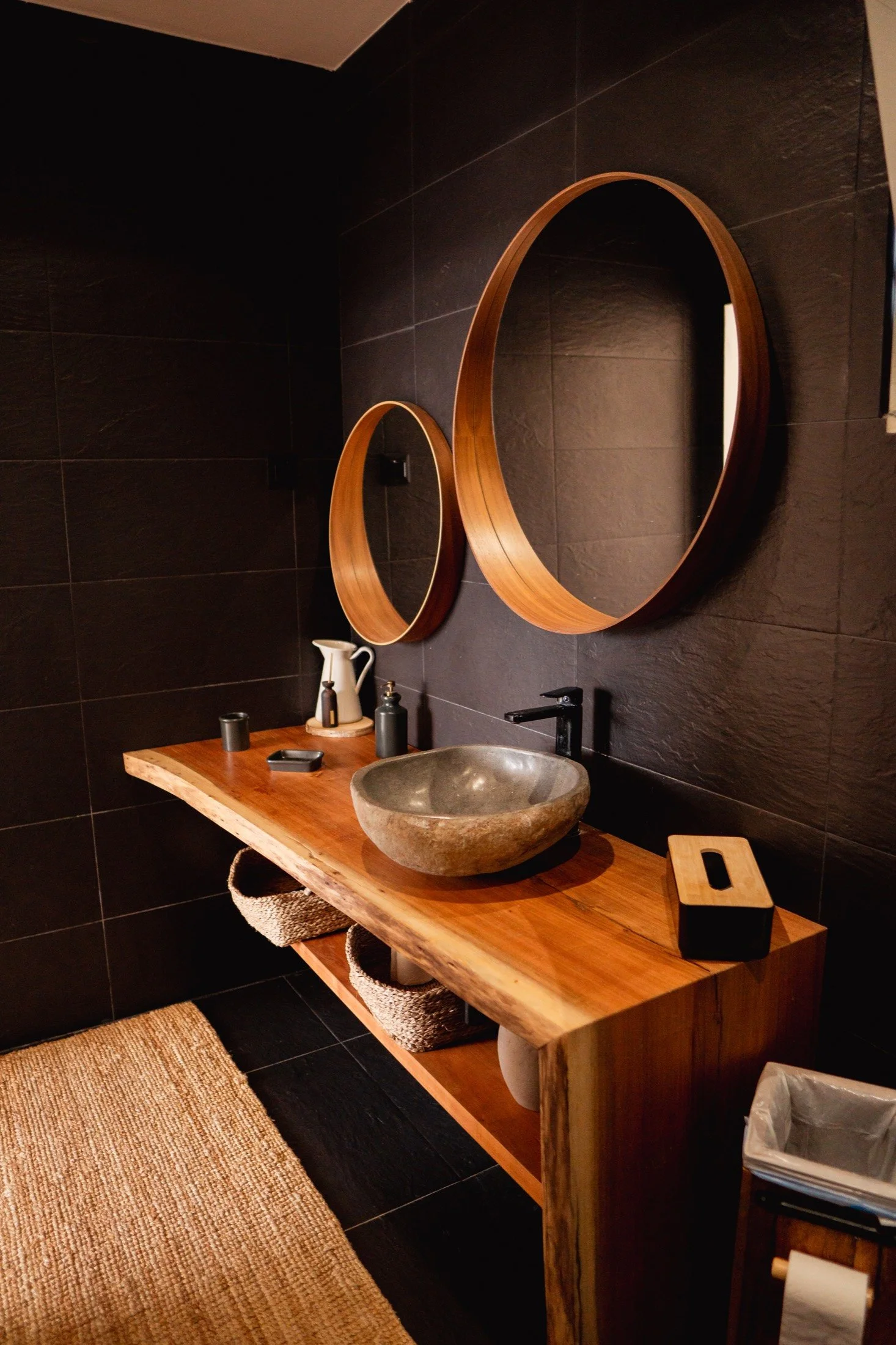 Slate bathroom