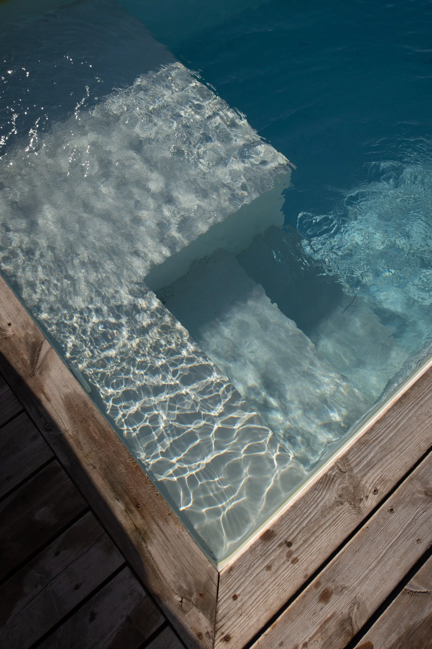 Into the pool