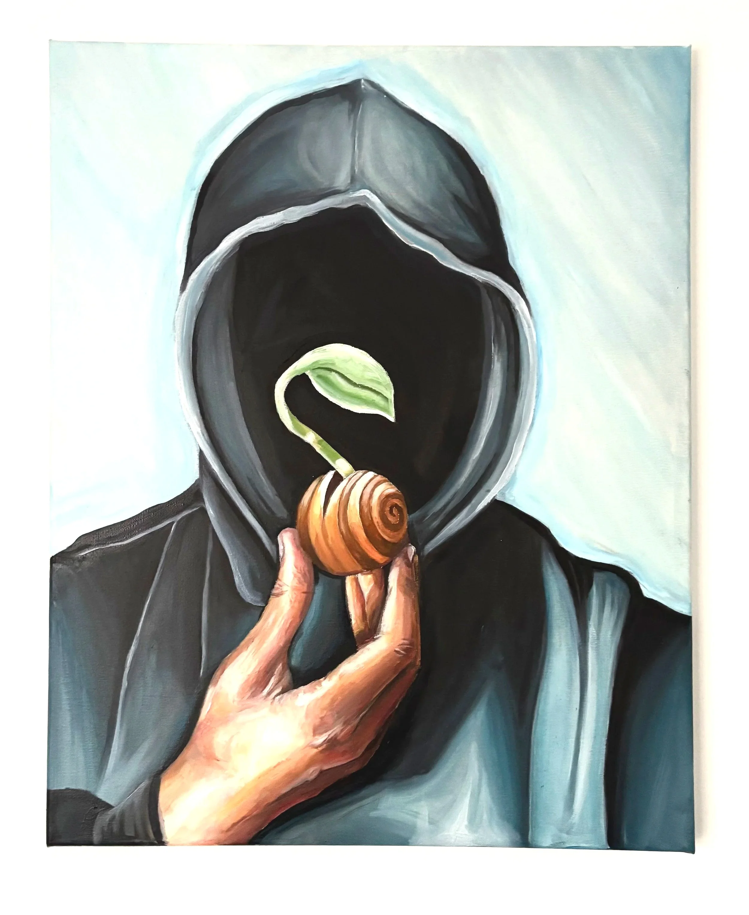 'The Beginning', Original A2 Oil Painting