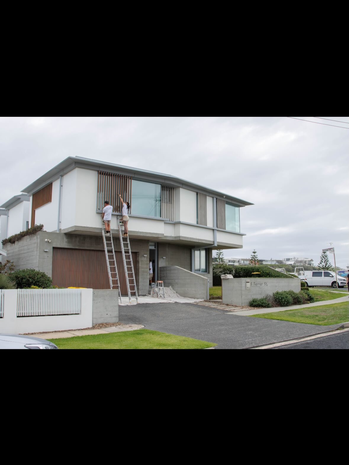 Grateful to be able to work on some amazing Newcastle homes which is credit to our team. It's not all about the aesthetics but most importantly about protecting your home from the elements in this case was washing, sanding and coating all timber with