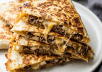 Smash Beef Quesadilla
