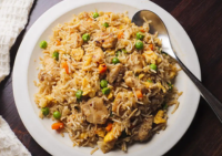 Chicken Garlic Fried Rice