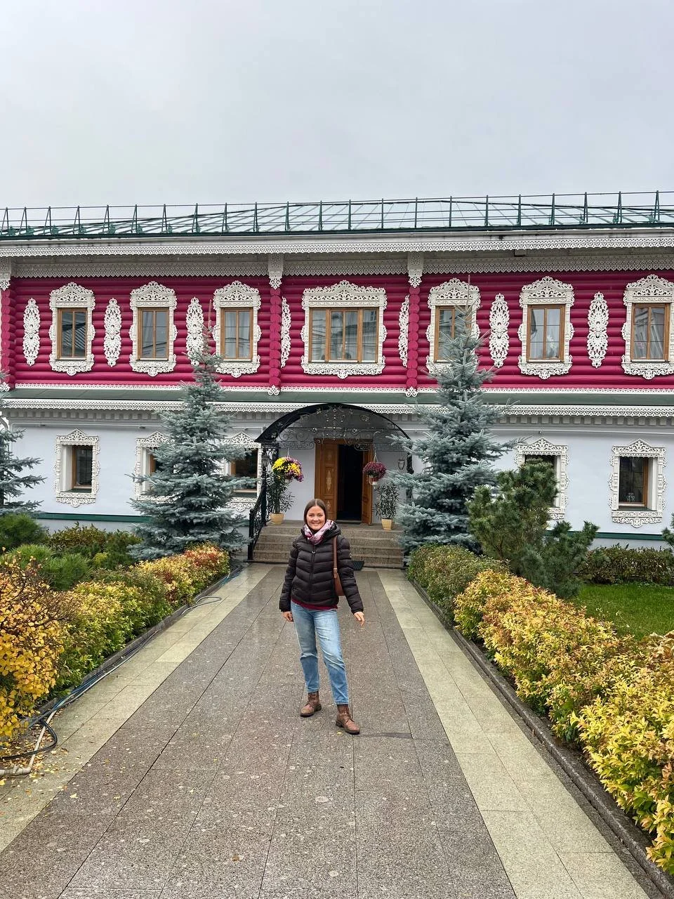 Traditional Russian house in Arzamas, Russia