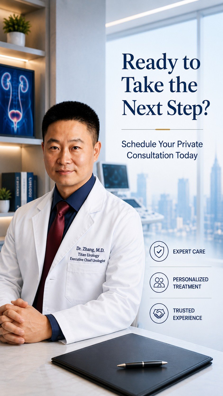 Dr. Zhang schedule your next consultation