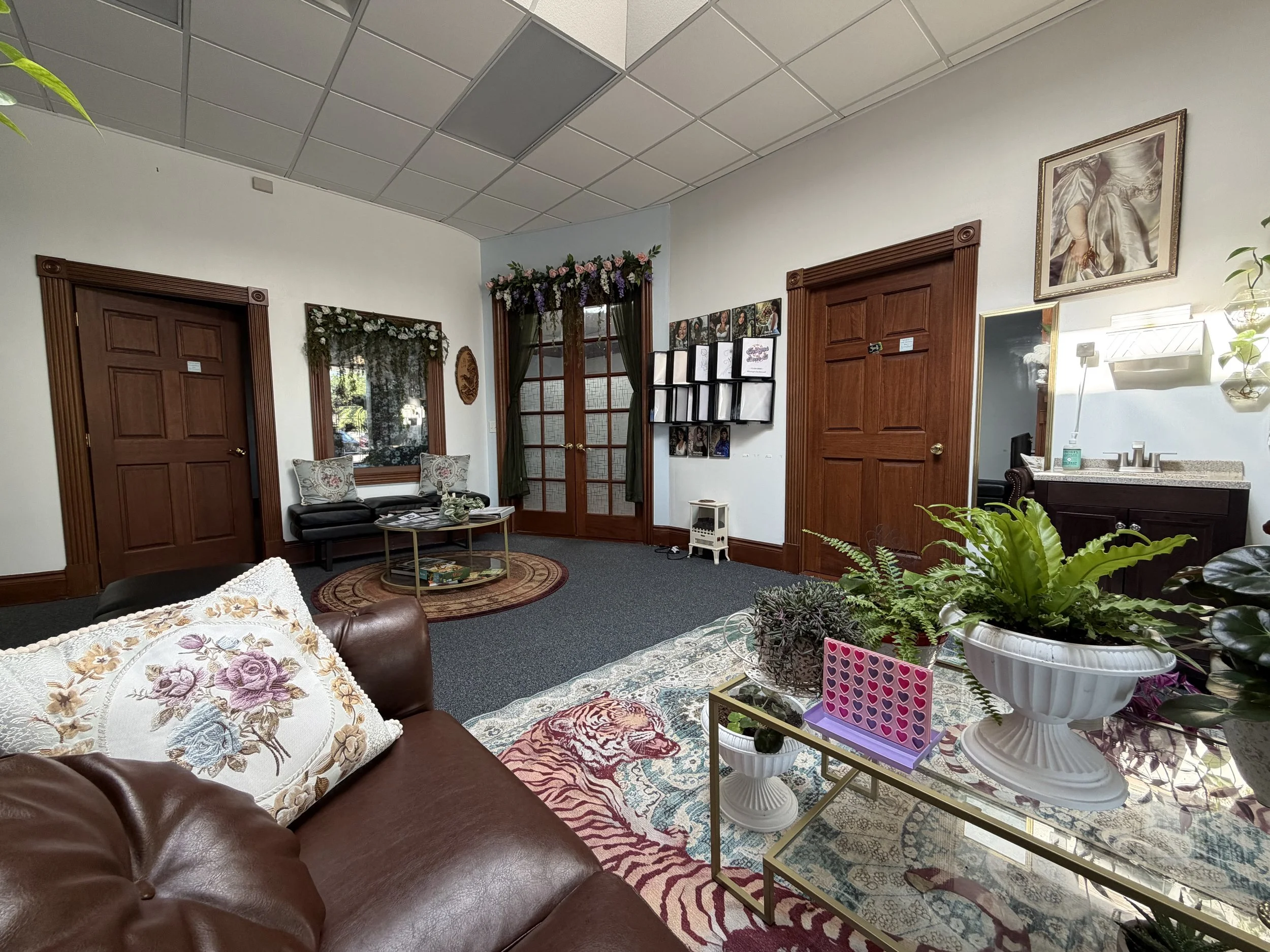 Private Suites for the Artists and Clients