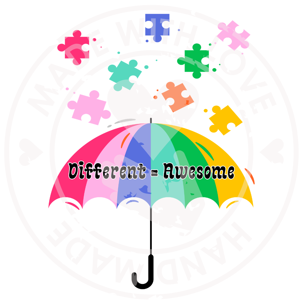 Different = Awesome - Autism PNG