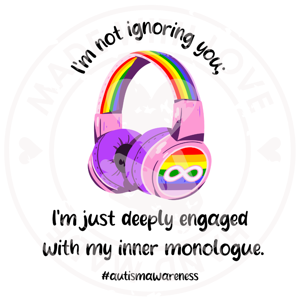Headphones - Autism Awareness PNG