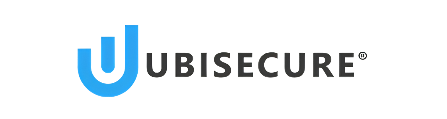 UBISECURE logo with a stylized blue 'U' icon and black text.