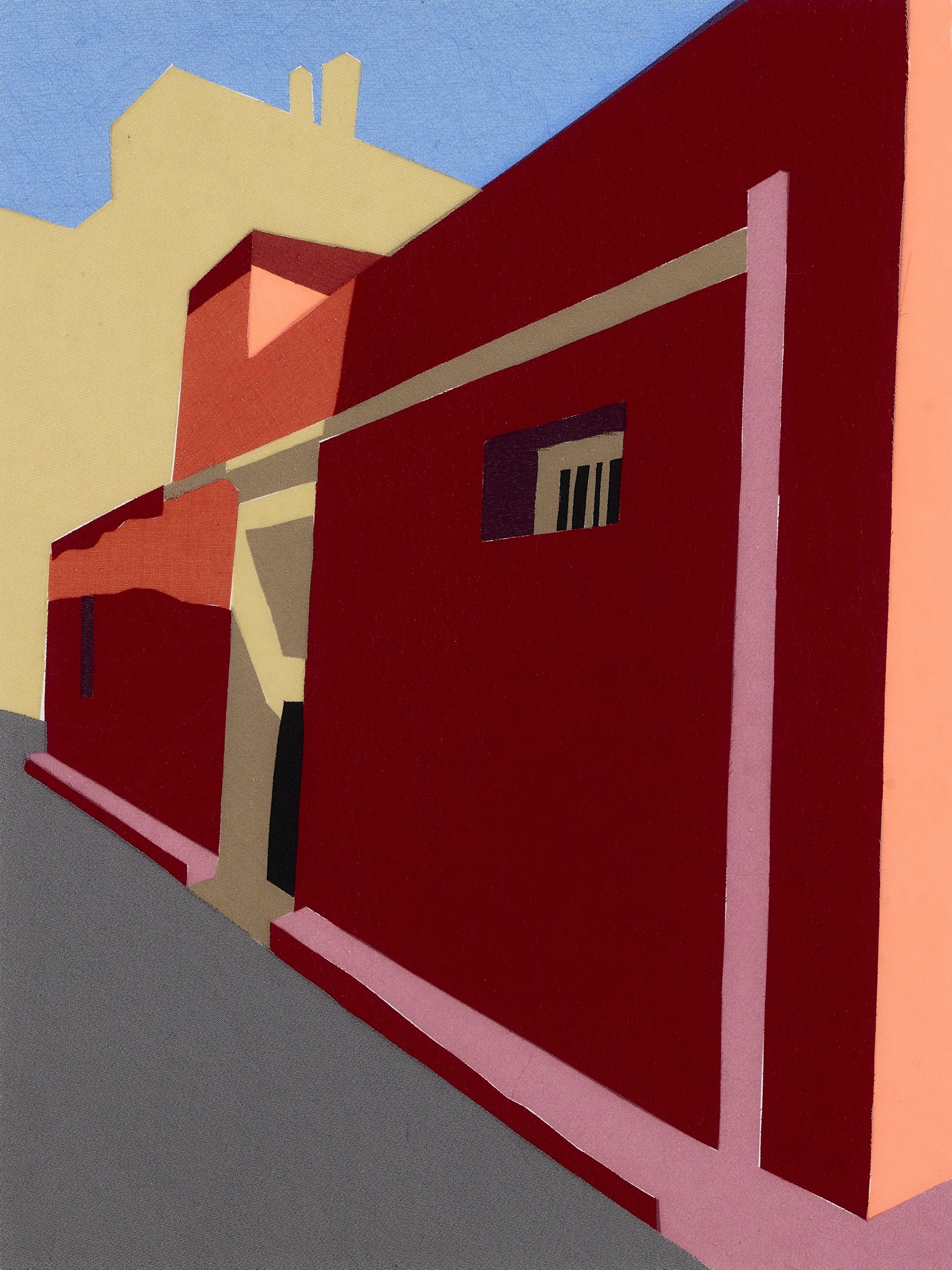 Red facade