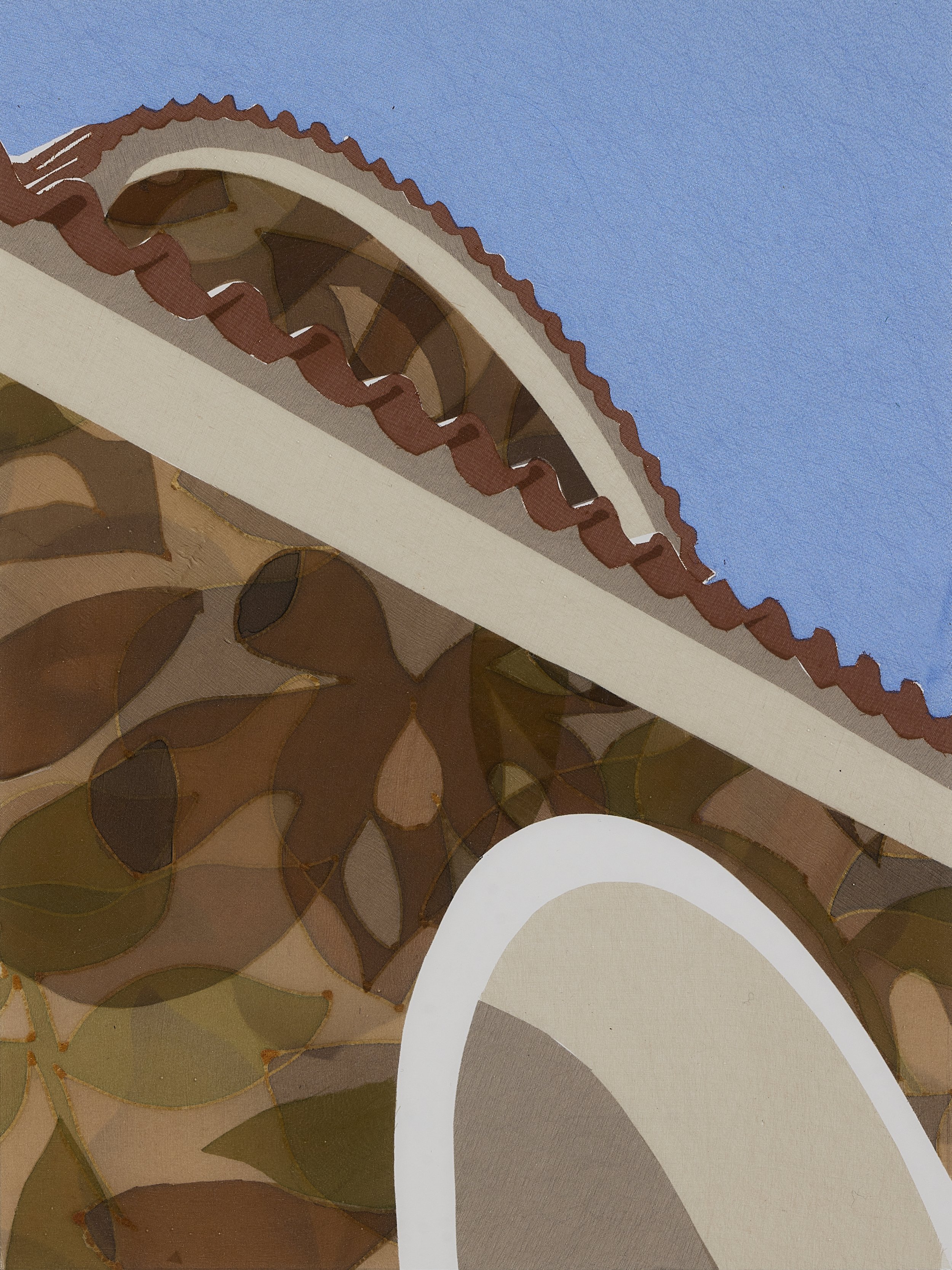 Arched building with tiled roof