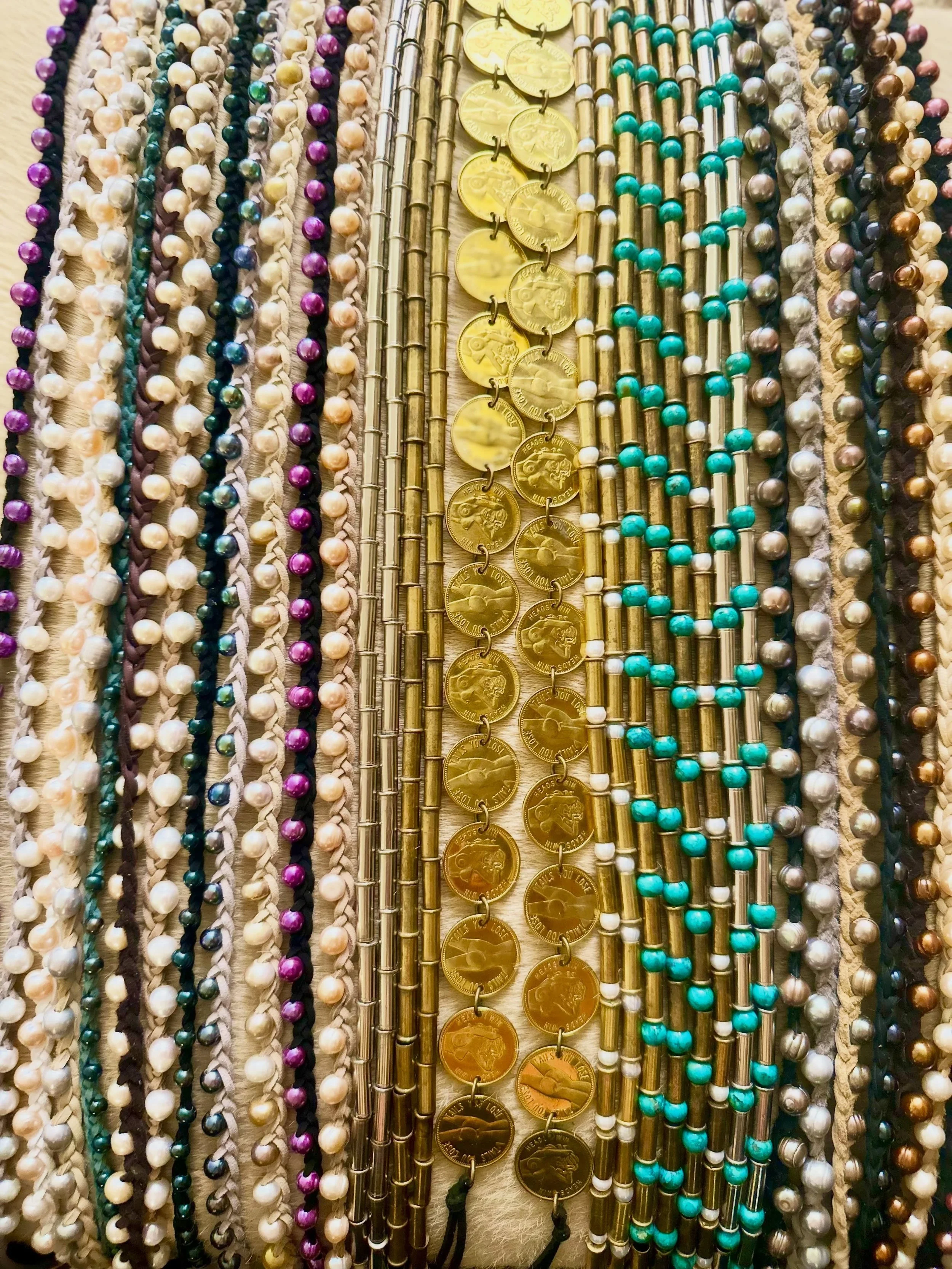 The hat is just the beginning. ✨

Meet the newest additions to our hat band collection &mdash; pearls, turquoise, braided leather, mixed metals and statement coins, all chosen to turn a great hat into your hat.

And yes&hellip; they&rsquo;re all comi