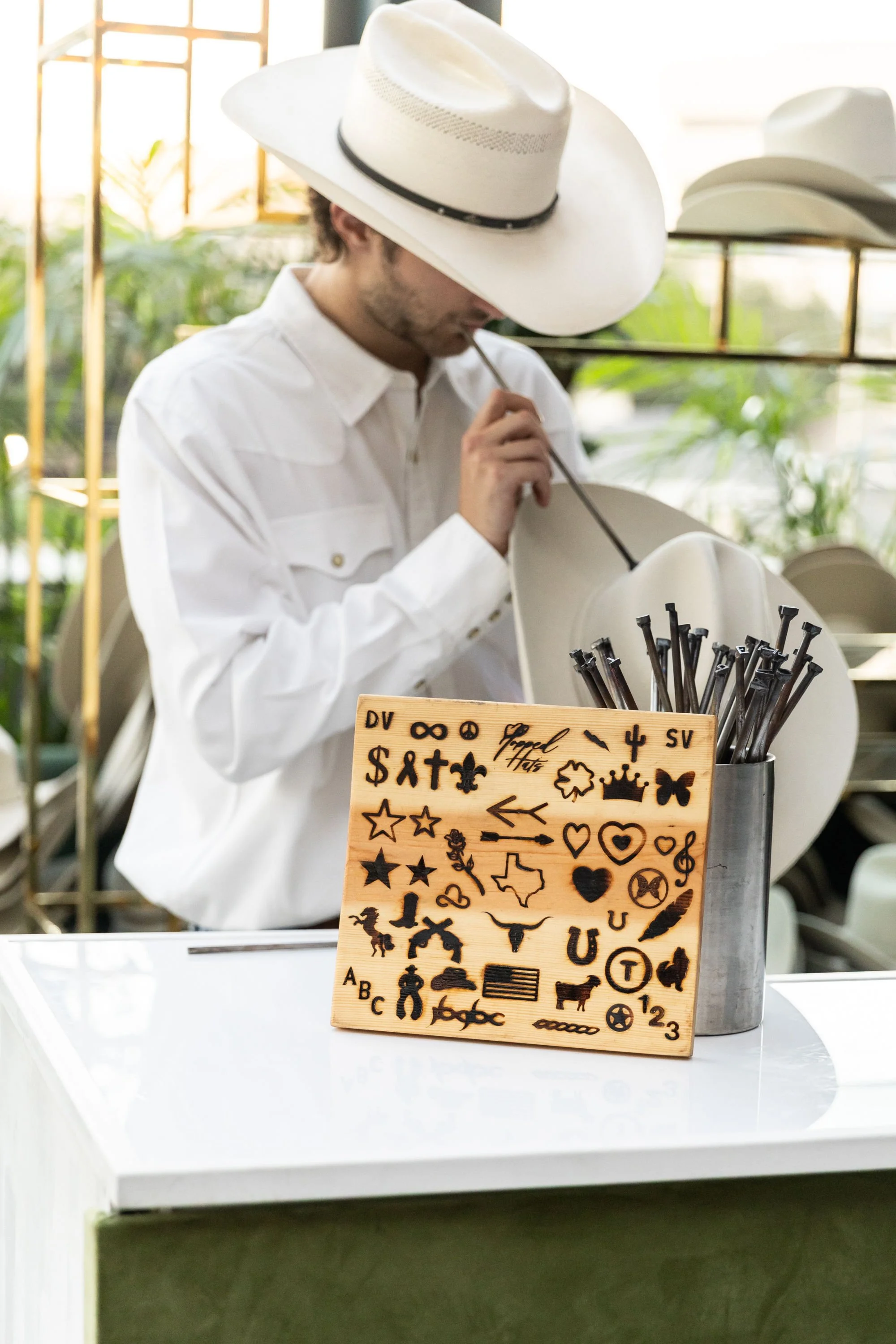 Topped Hats Events and Parties - Cowboy and Cowgirl Hat Designing Parties for Weddings and Birthdays and Special Events 3 (5).JPG