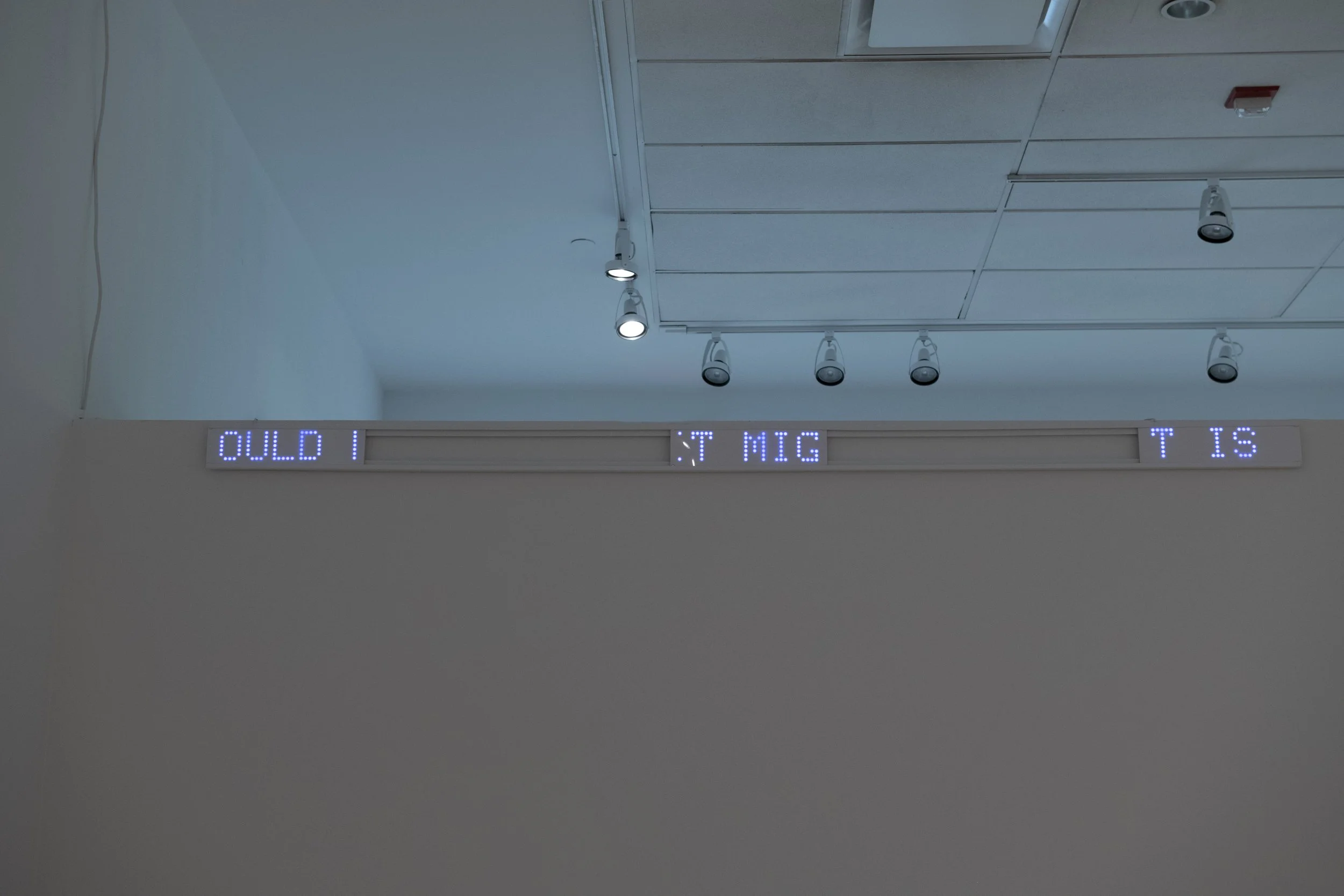   Untitled (After Harry Caray) —   LEDs, acrylic
 
Image courtesy of John Carlano