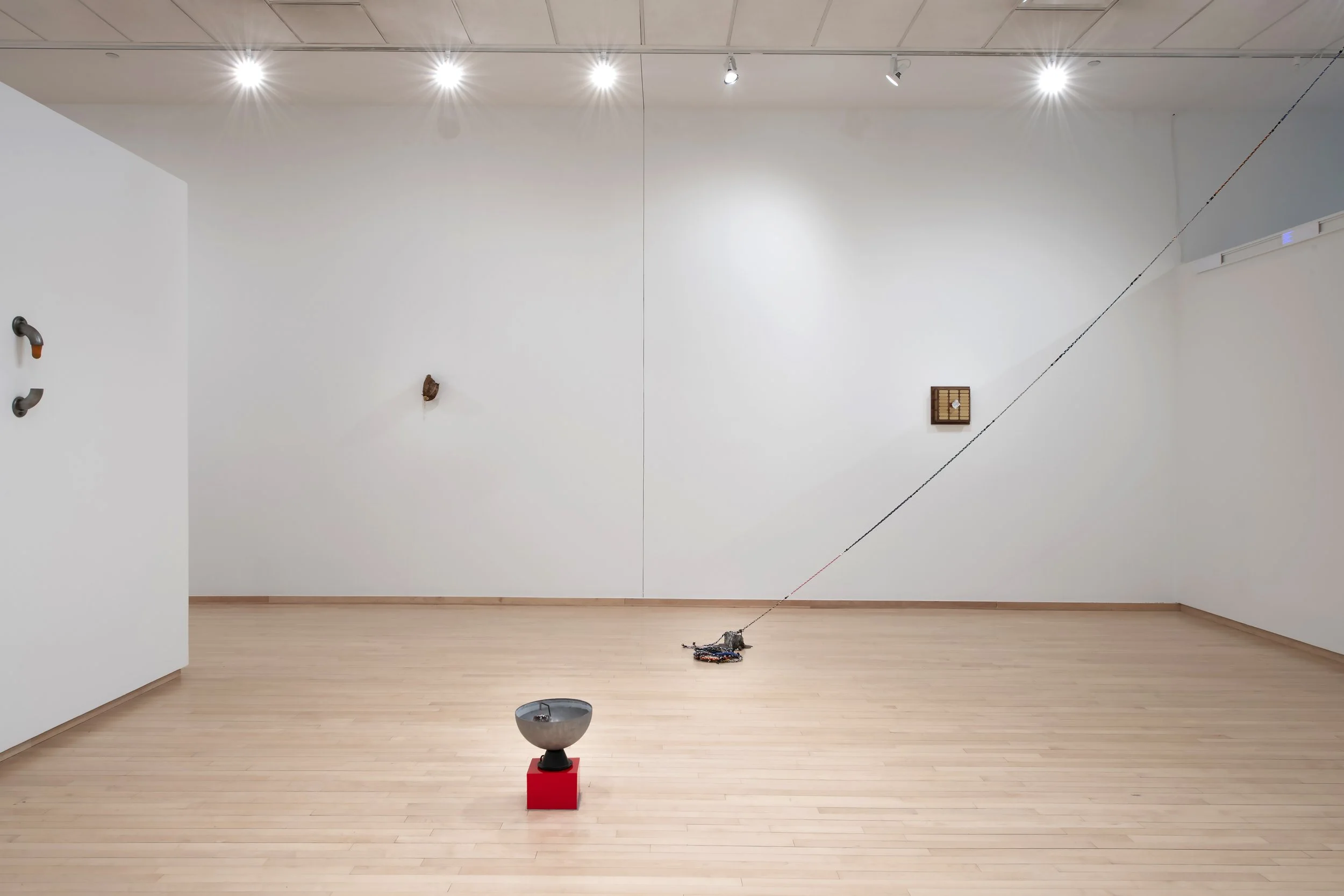 Installation view of  MOONSHOT  (2026). 
 
Image courtesy of John Carlano