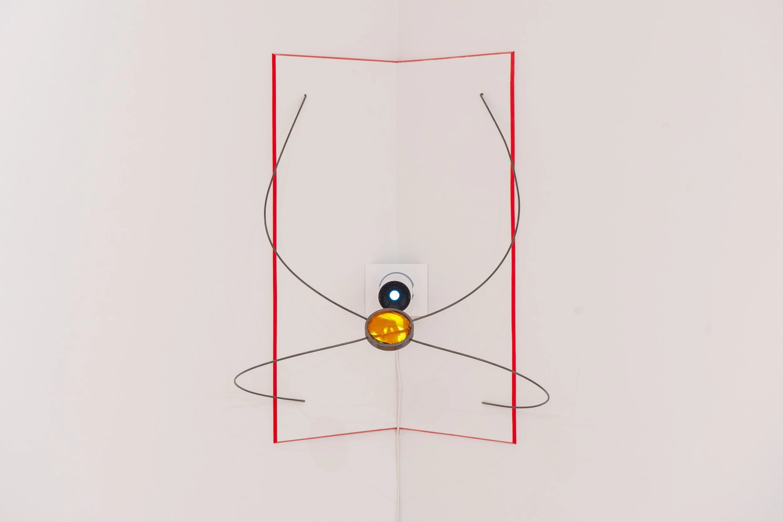   Consider the grip —   Steel, pine rosin, projector,  It Happens Every Spring  (1949), Encyclopedia Brittanica’s  Throwing in Baseball  (1947), found footage
 
Image courtesy of Priya Vaswani