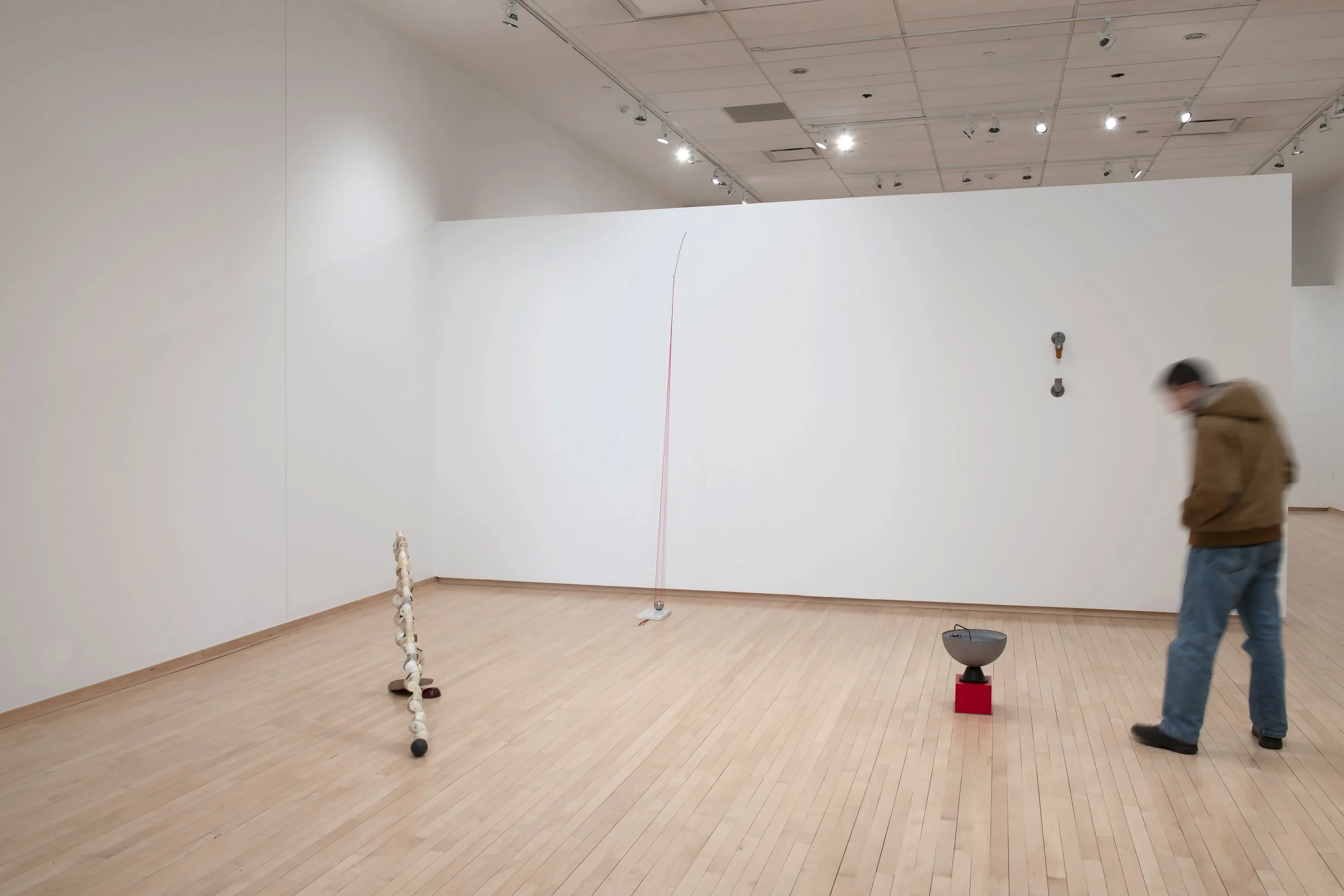 Installation view of  MOONSHOT  (2026). 
 
Image courtesy of John Carlano