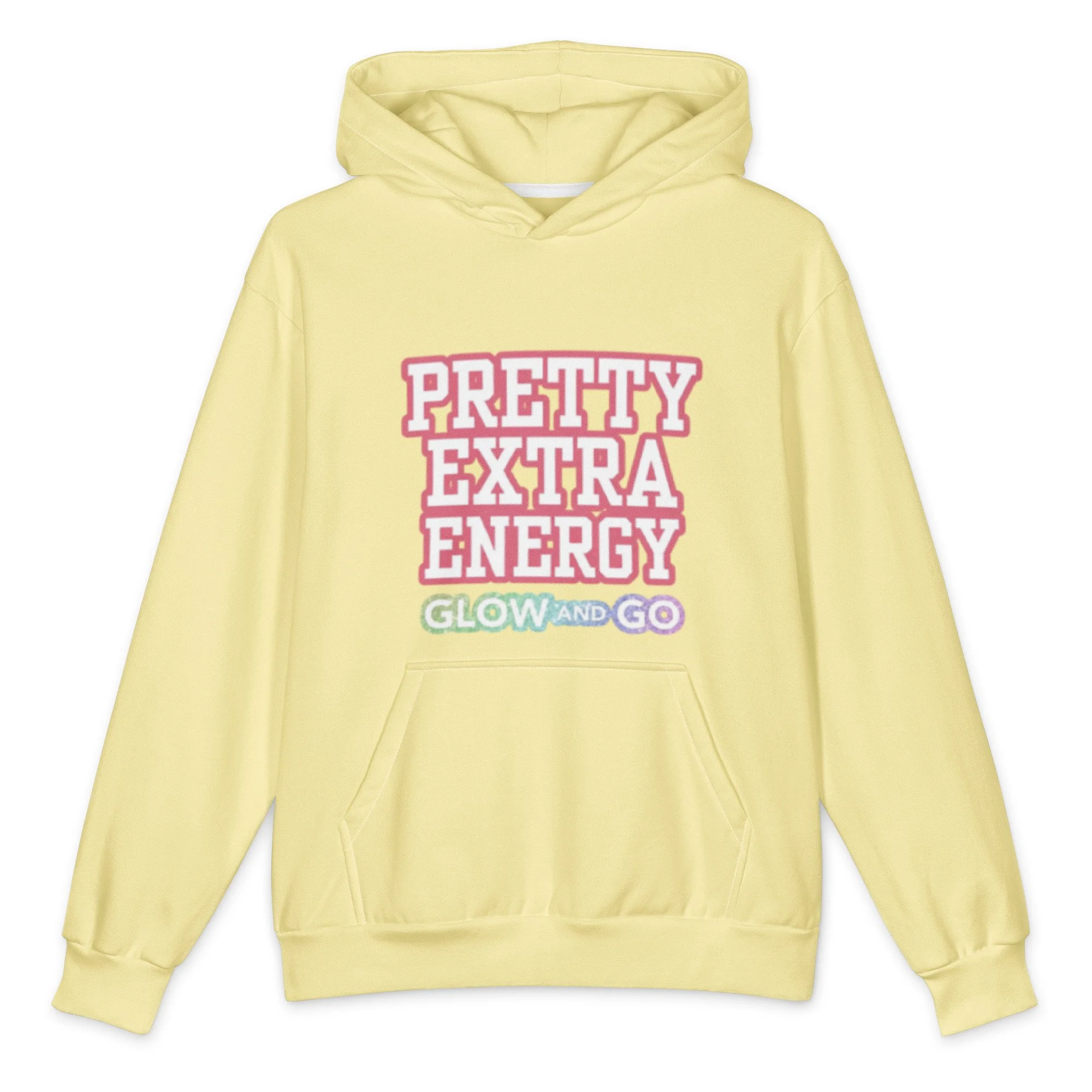 Pretty Extra Energy Oversized Cotton Hoodie