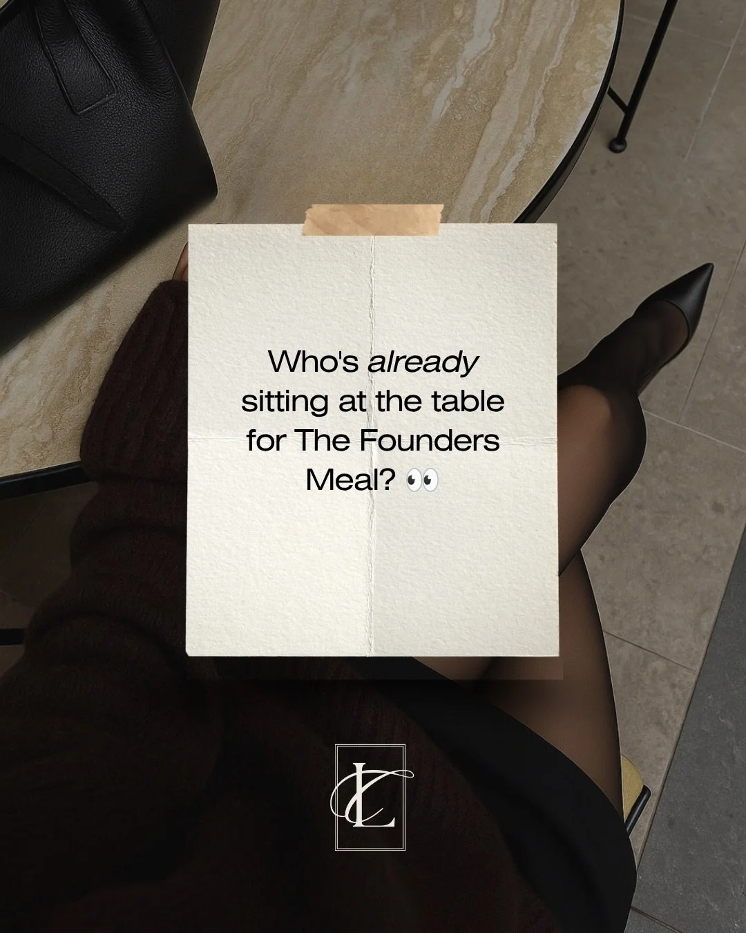 Who&rsquo;s already sitting at the table for The Founders Meal? 👀

👗 Fashion designers
📸 Photographers
💪 Personal trainers
🩺 Doctors travelling up from London / Ireland
📱 Social media managers
🌿 Health and wellbeing founders
🚀 Founders launch