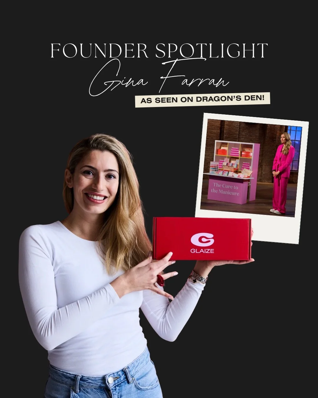 FEMALE FOCUS 🖤

Did you catch September&rsquo;s newsletter? I showcased @ginafarran from @glaize.co @dragonsdenglobal journey and business &hellip;story what a read 🔥

Also a massive thank you to Gina for gifting Glaize nail sets for the retreat gi