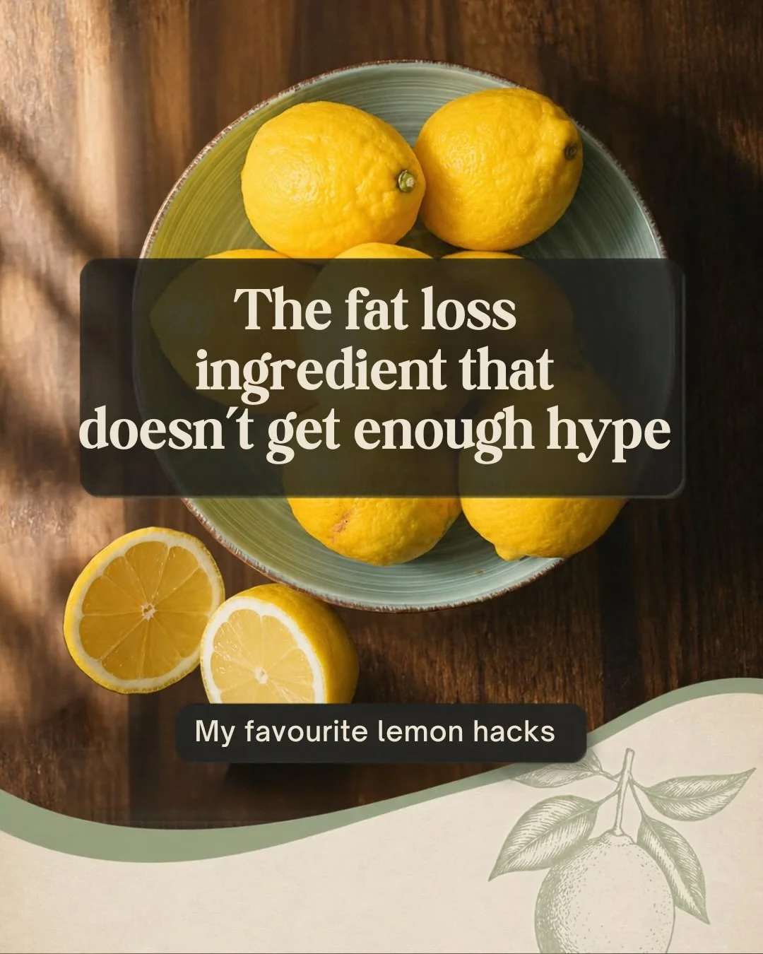 Sometimes the simplest ingredients make the biggest difference. 🍋

A little lemon goes a long way in adding flavour, freshness, and making healthy eating anything but boring.

Simple swaps. Big flavour. Sustainable habits.

Save this one for your ne