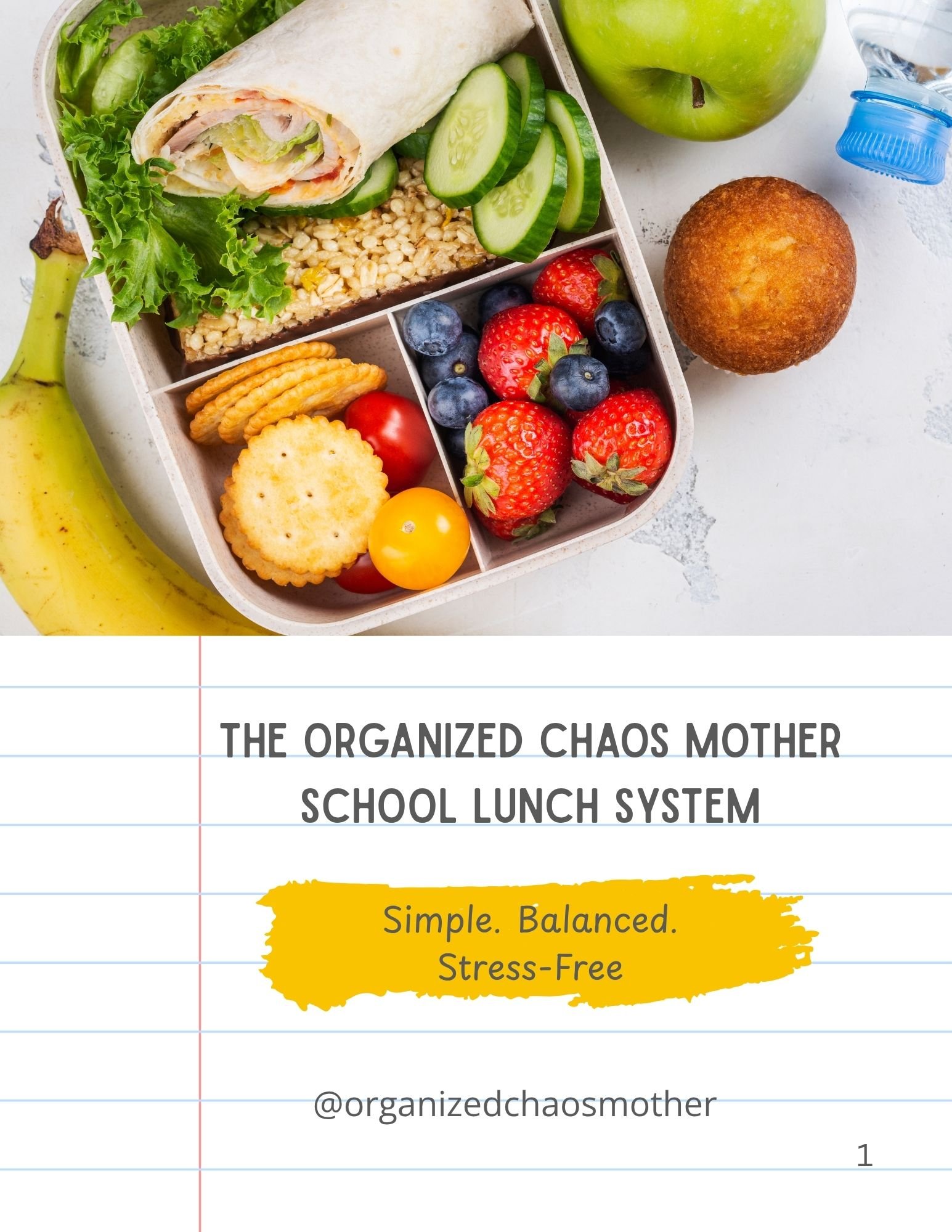 The Organized Chaos Mother School Lunch System