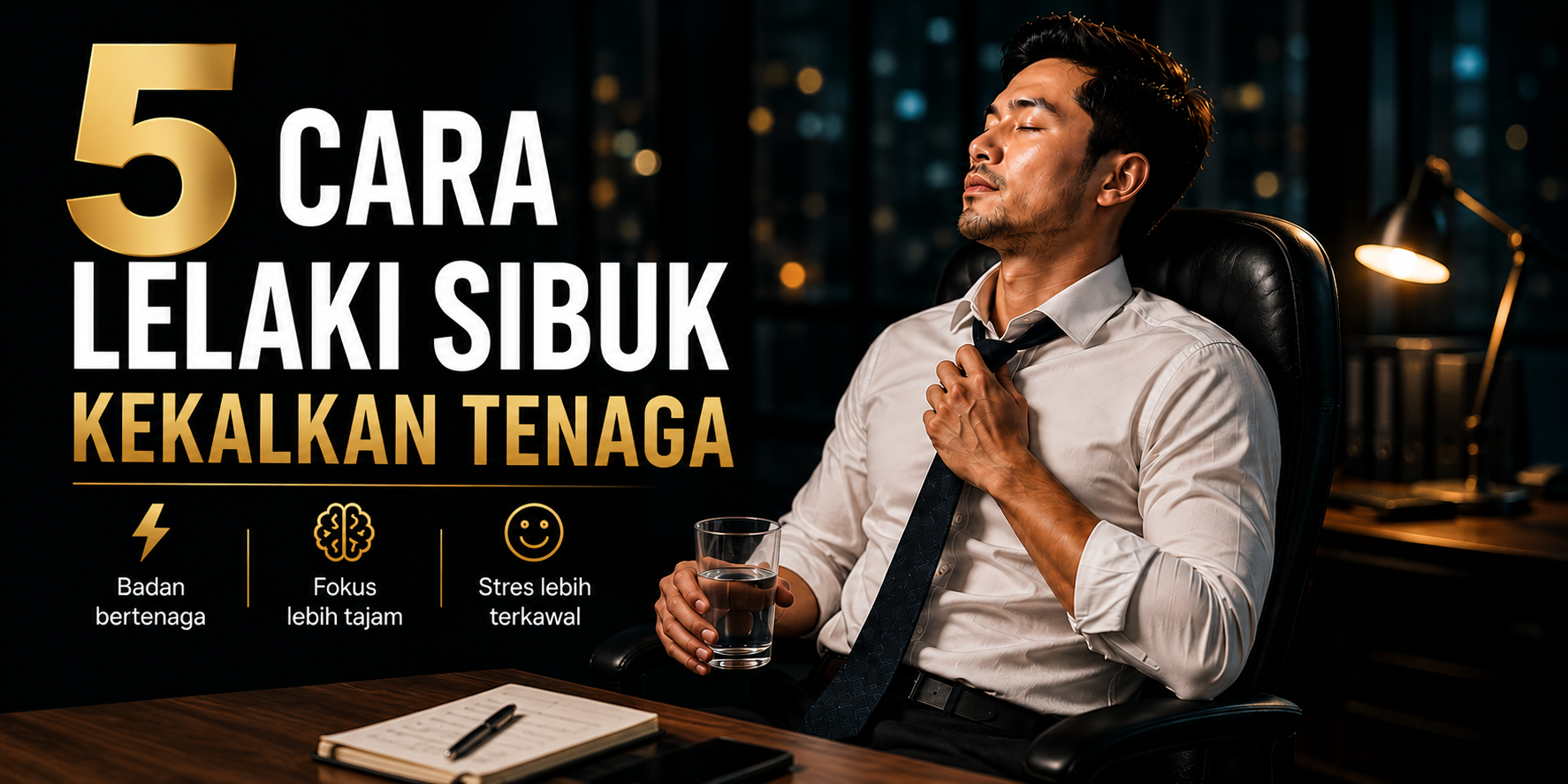 Lelaki Sibuk pun perlu Kekalkan Tenaga.