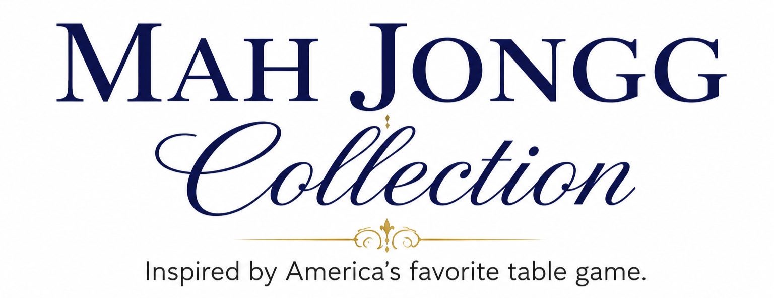Mah Jongg Collection logo with a subtitle that reads 'Inspired by America's favorite table game'.