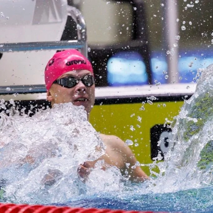 Balint Ashton celebrating a new personal best
