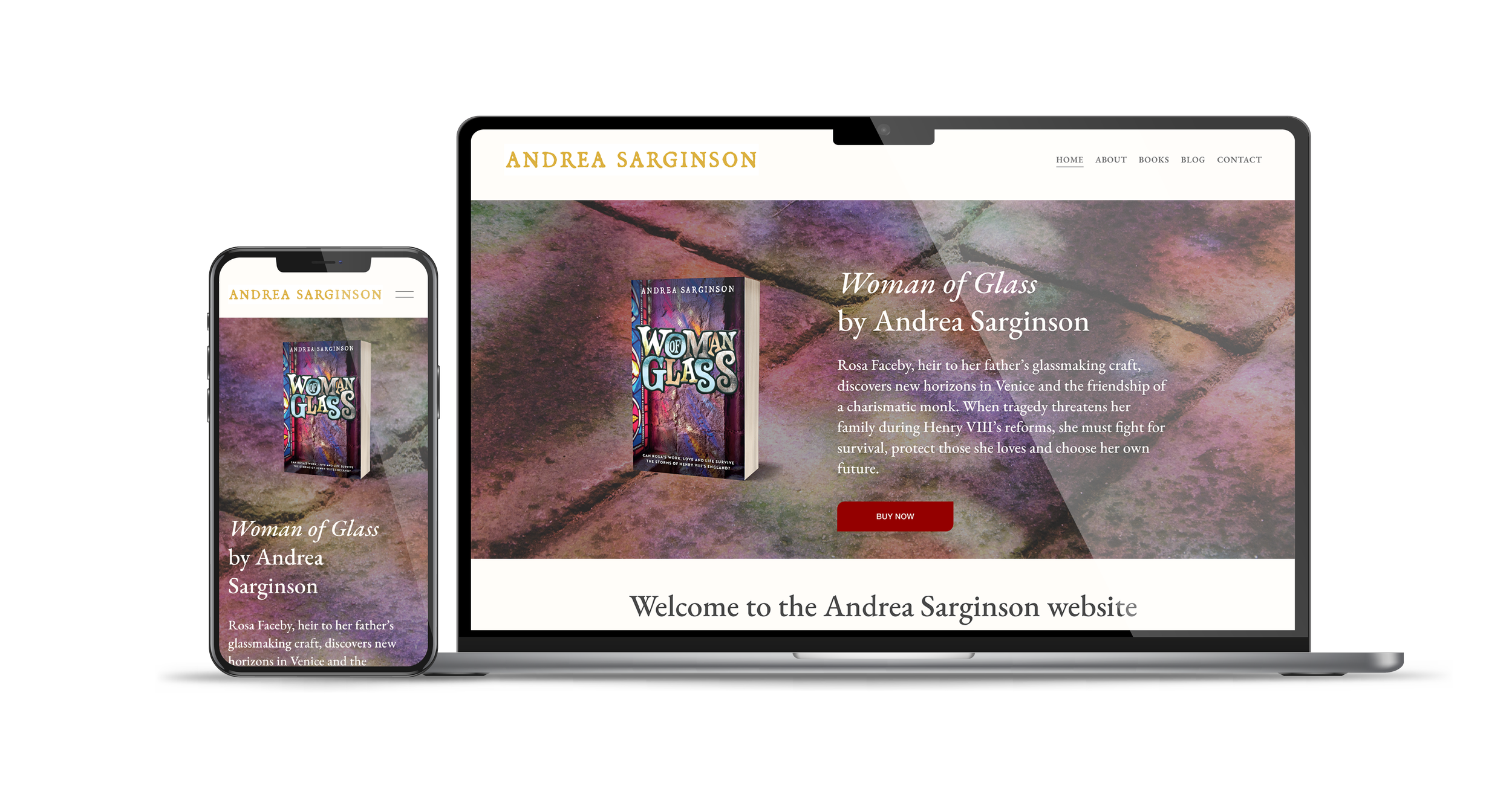 Andrea Sarginson Website