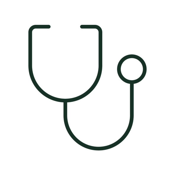 Stethoscope icon for 10+ years in practice  at Begin Behavioral Health with Dr. Shaynna DiGiovanni in Bergen County, NJ