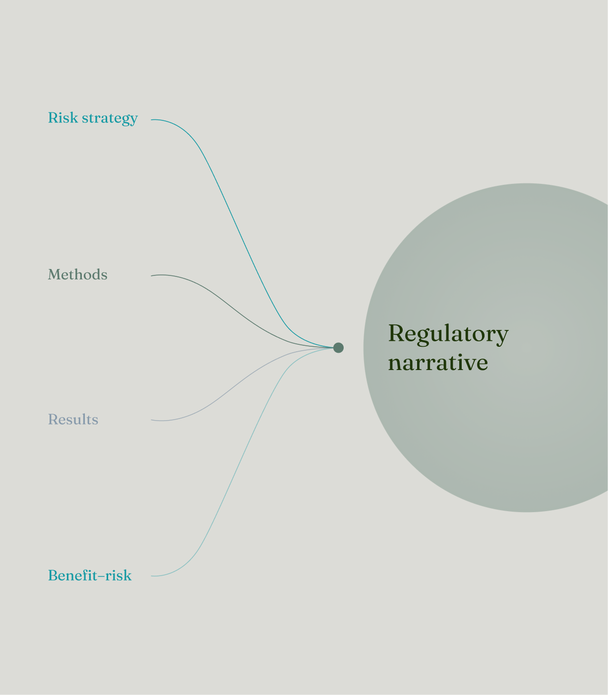 Diagram explaining regulatory narrative