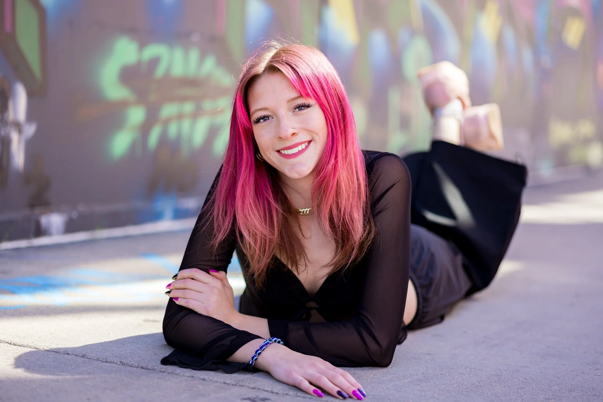 Bold &amp; Beautiful | Senior Portraits in Downtown Denver
