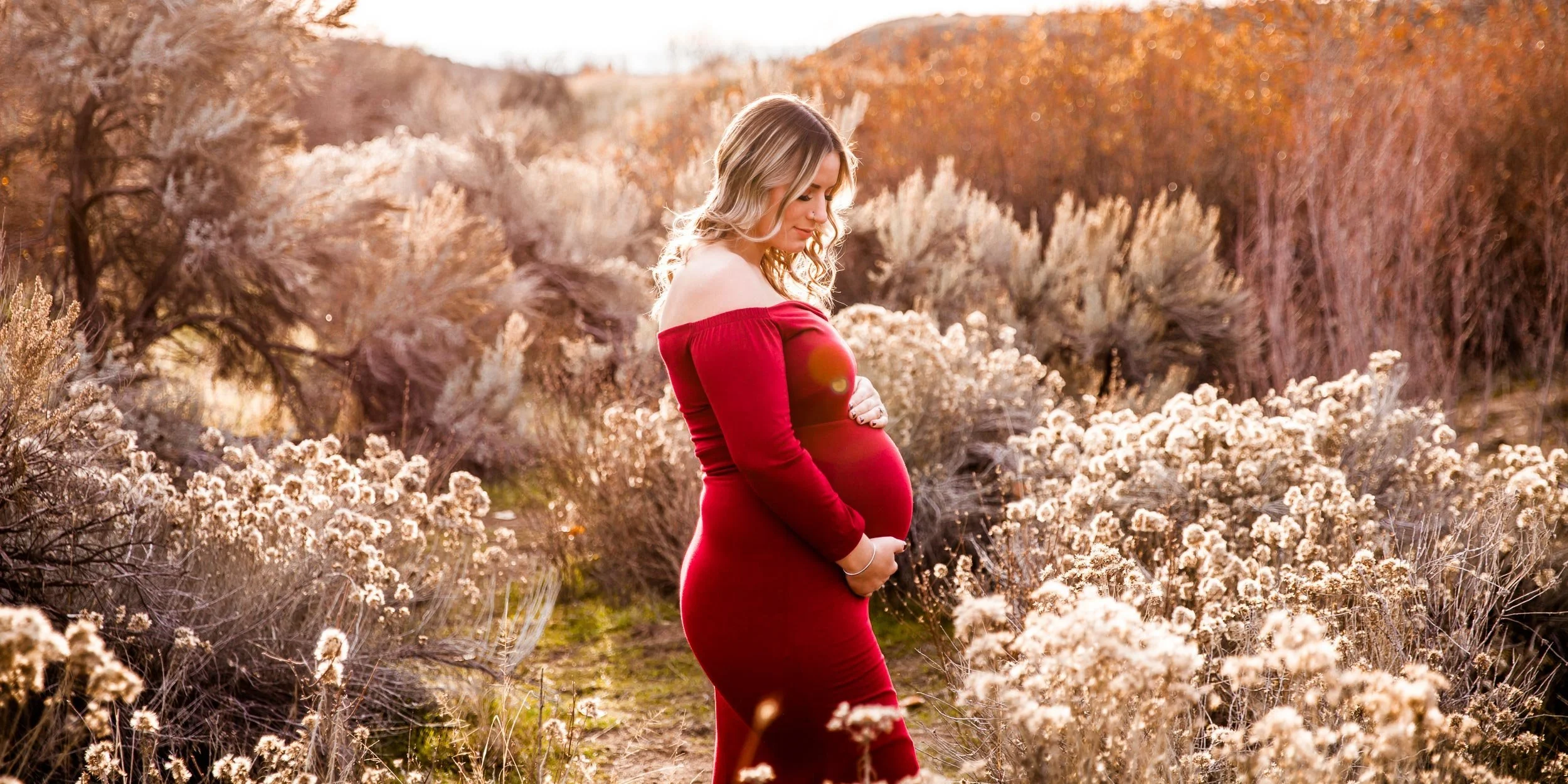 Maternity Portraits in the Boise Foothills | Boise Maternity Photographer
